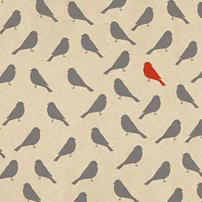 4014995447050 Braun & Company Servietten By Nature Bird Pattern 33 x 33 cm - 25er Pack