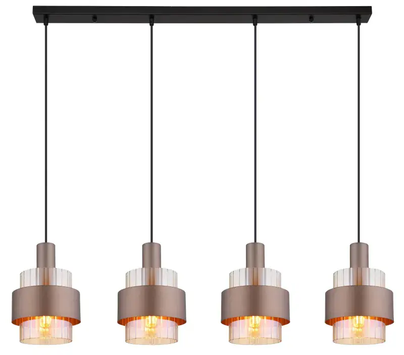 Globo Hängeleuchte Milley 110 x 150 cm (L x H) bronze matt