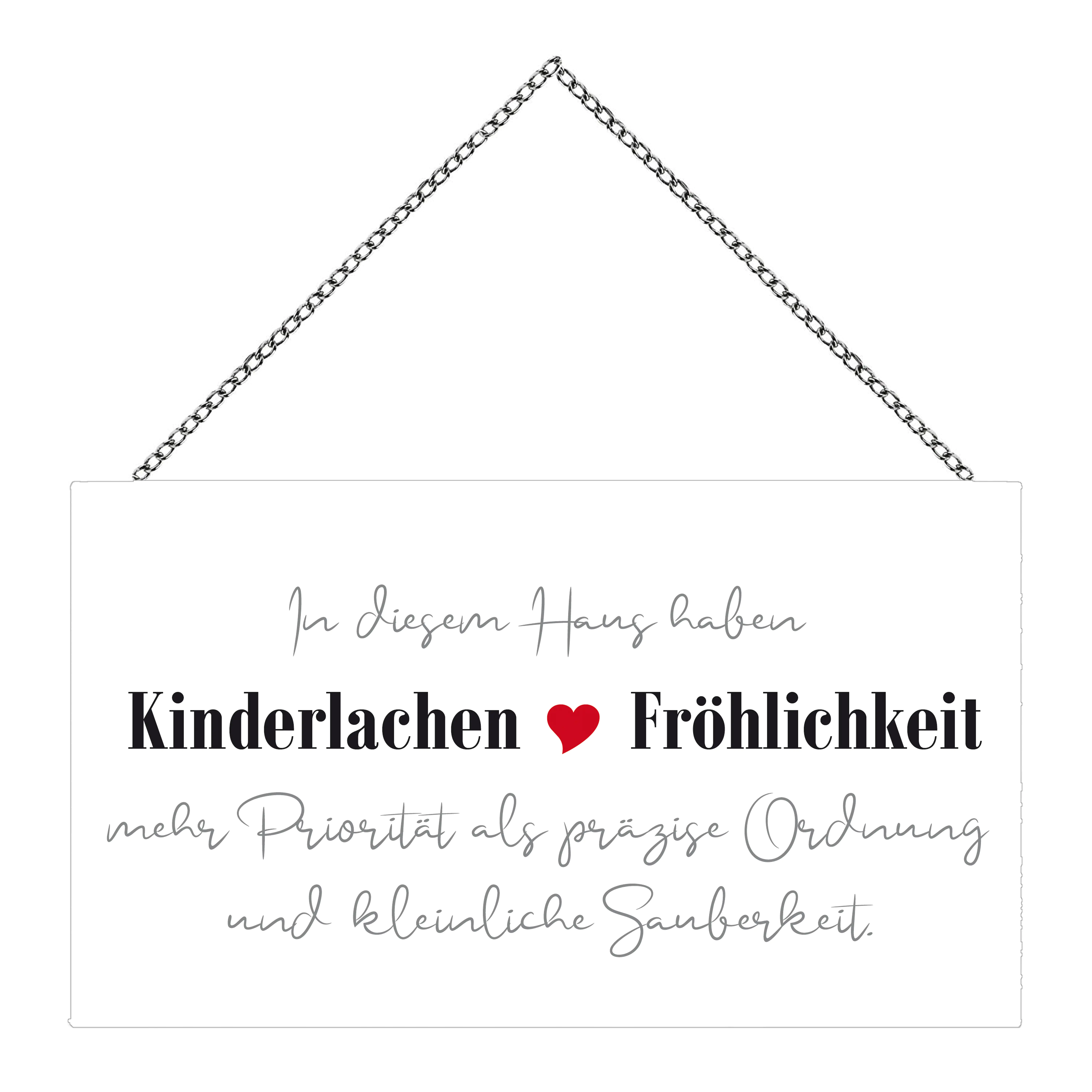 Schild mit Spruch Kinderlachen, 23 x 13 cm kaufen Globus Baumarkt