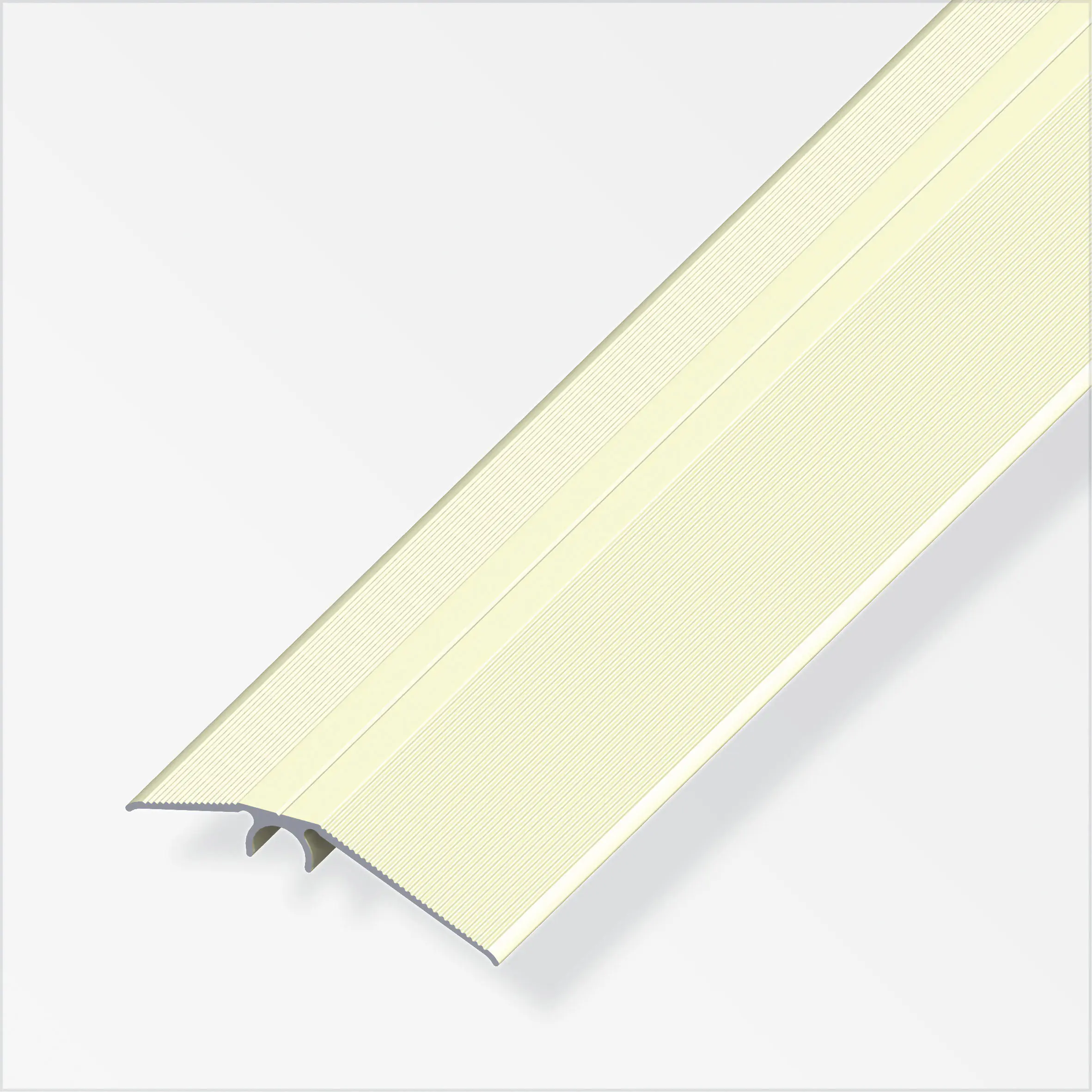 alfer Niveauausgleichs-Profil 1 m, 56 mm Aluminium eloxiert champagner