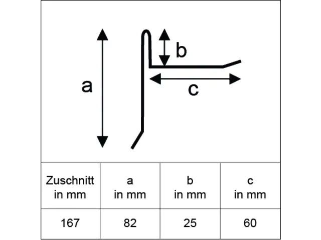 Sarei Windleiste 2000 x 167 mm anthrazit Sarei Windleiste 2000 x 167 mm anthrazit