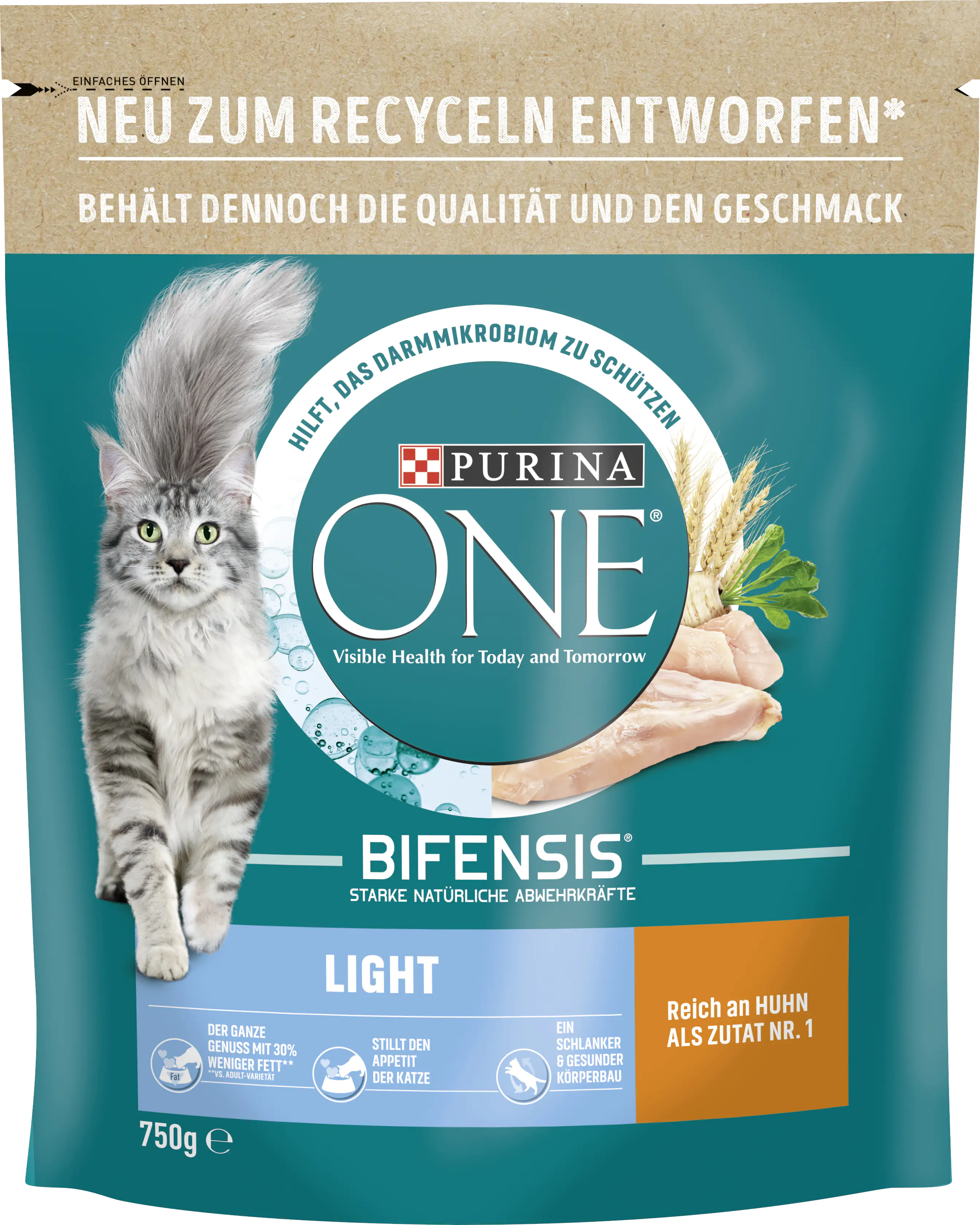 Purina ONE Light reich an Huhn und Weizen 750 g Purina ONE Light reich an Huhn und Weizen 750 g