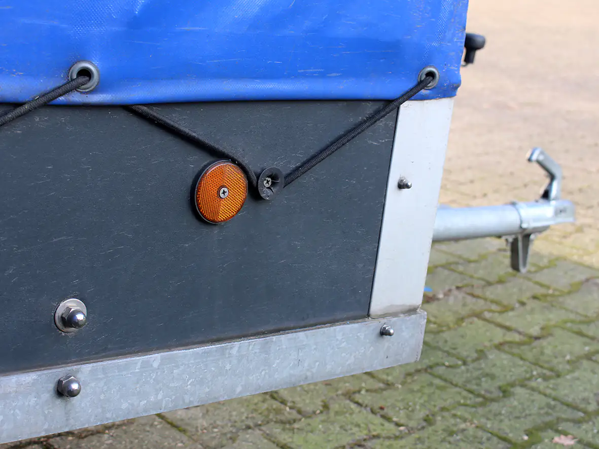 LAS Reflektor rund orange 2 Stück