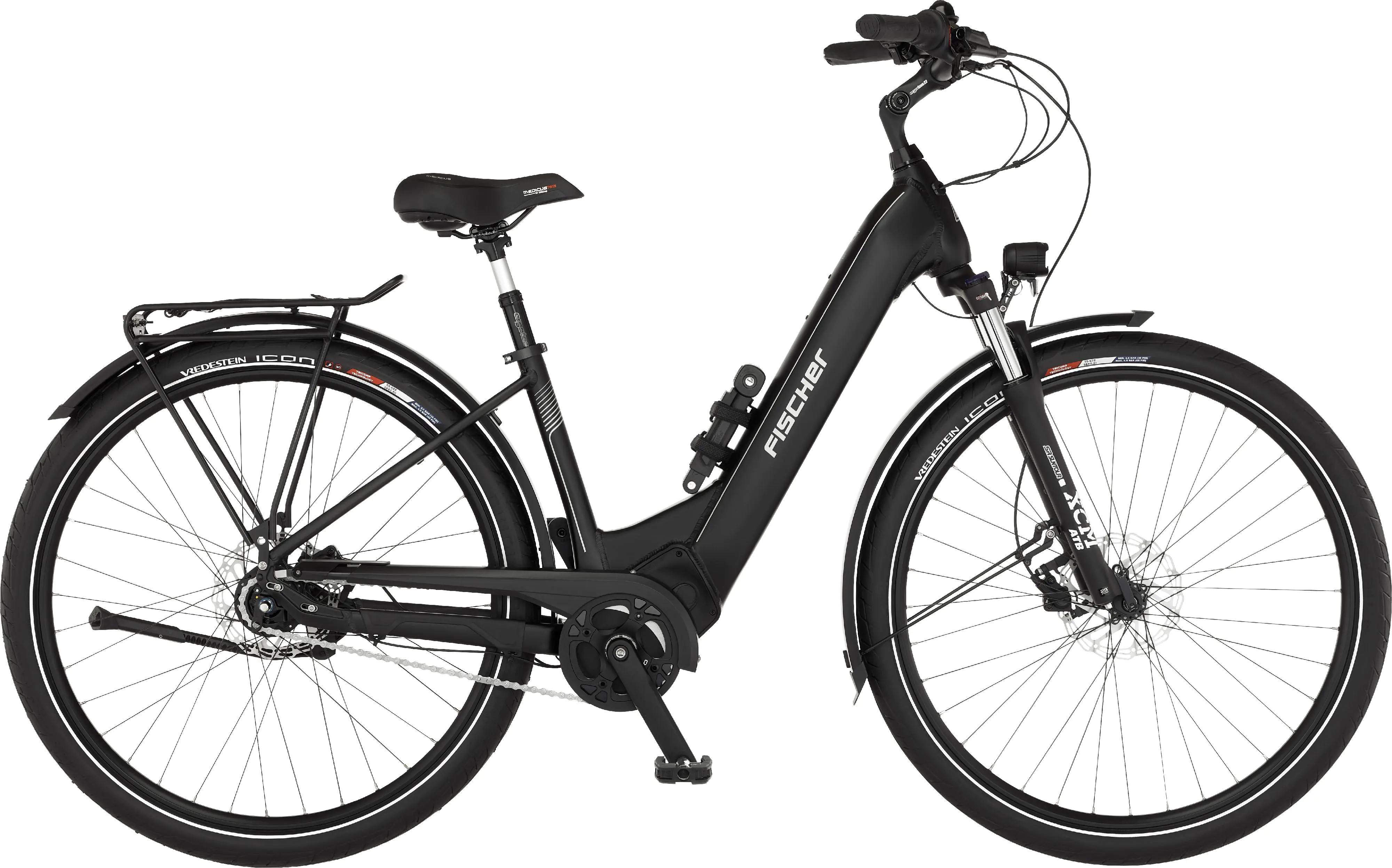 Fischer E-Bike Cita 7.8i 28 Zoll 43 cm 7-Gang 522 Wh schwarz