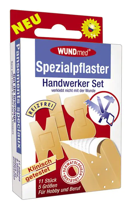 Wundmed Handwerker-Pflaster-Set 11-teilig