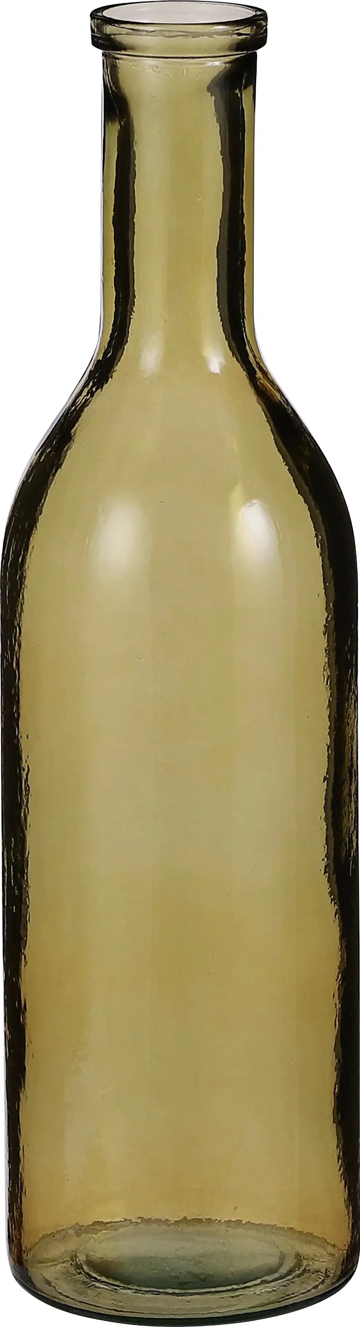 Mica Decorations Flasche Rioja recycled glass 50 x 15 cm ocker