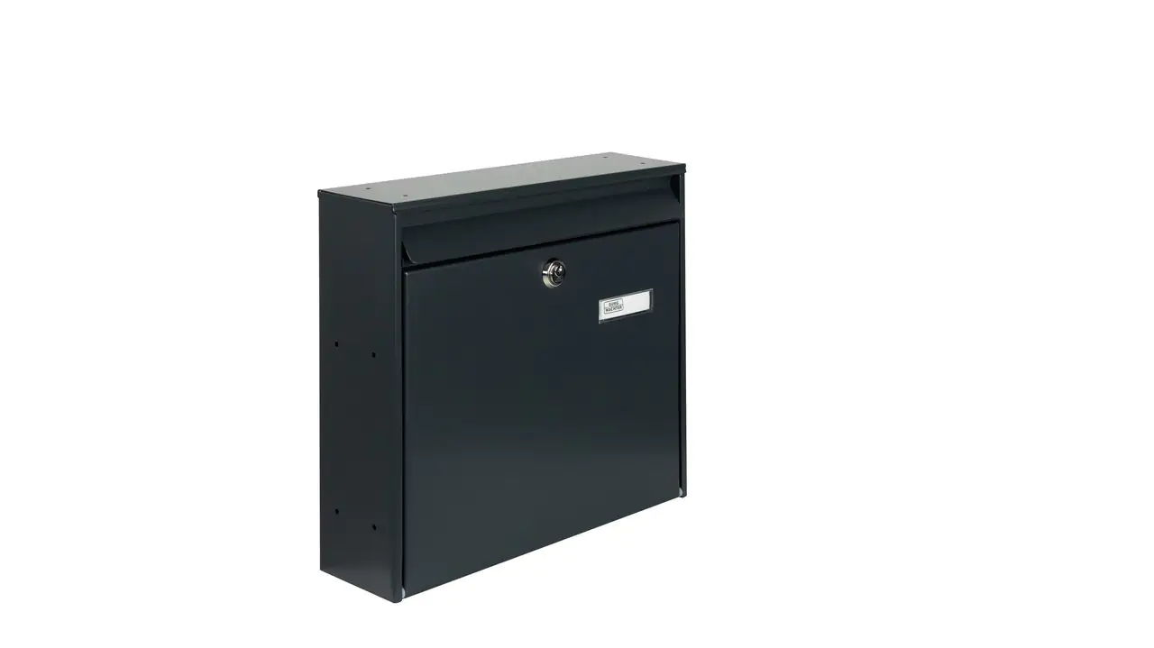 Burg Wächter Briefkasten Potsdam 877 ANT gelocht  32.2 x 36.2 x 10 cm