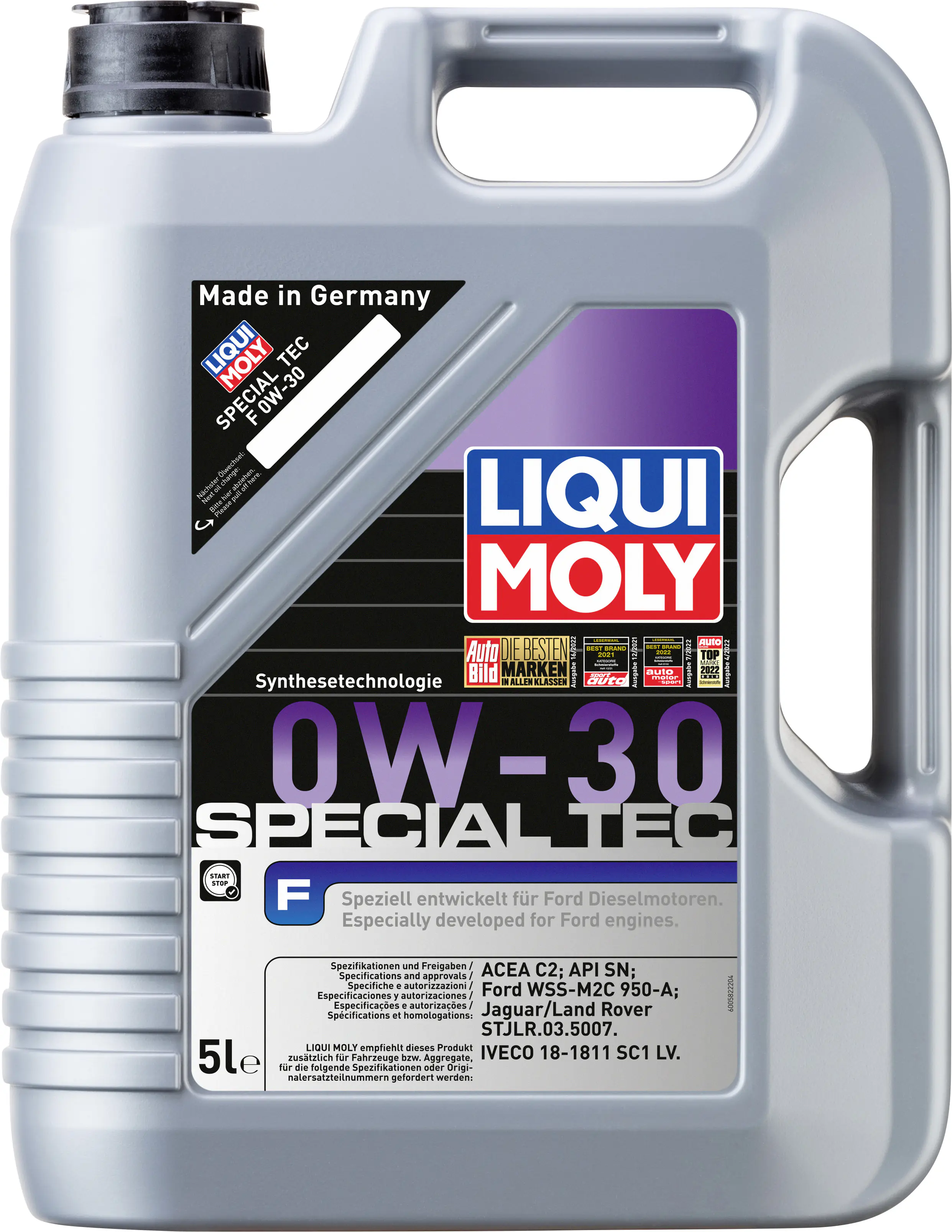 Liqui Moly Motoröl Special Tec F 0W-30 5L