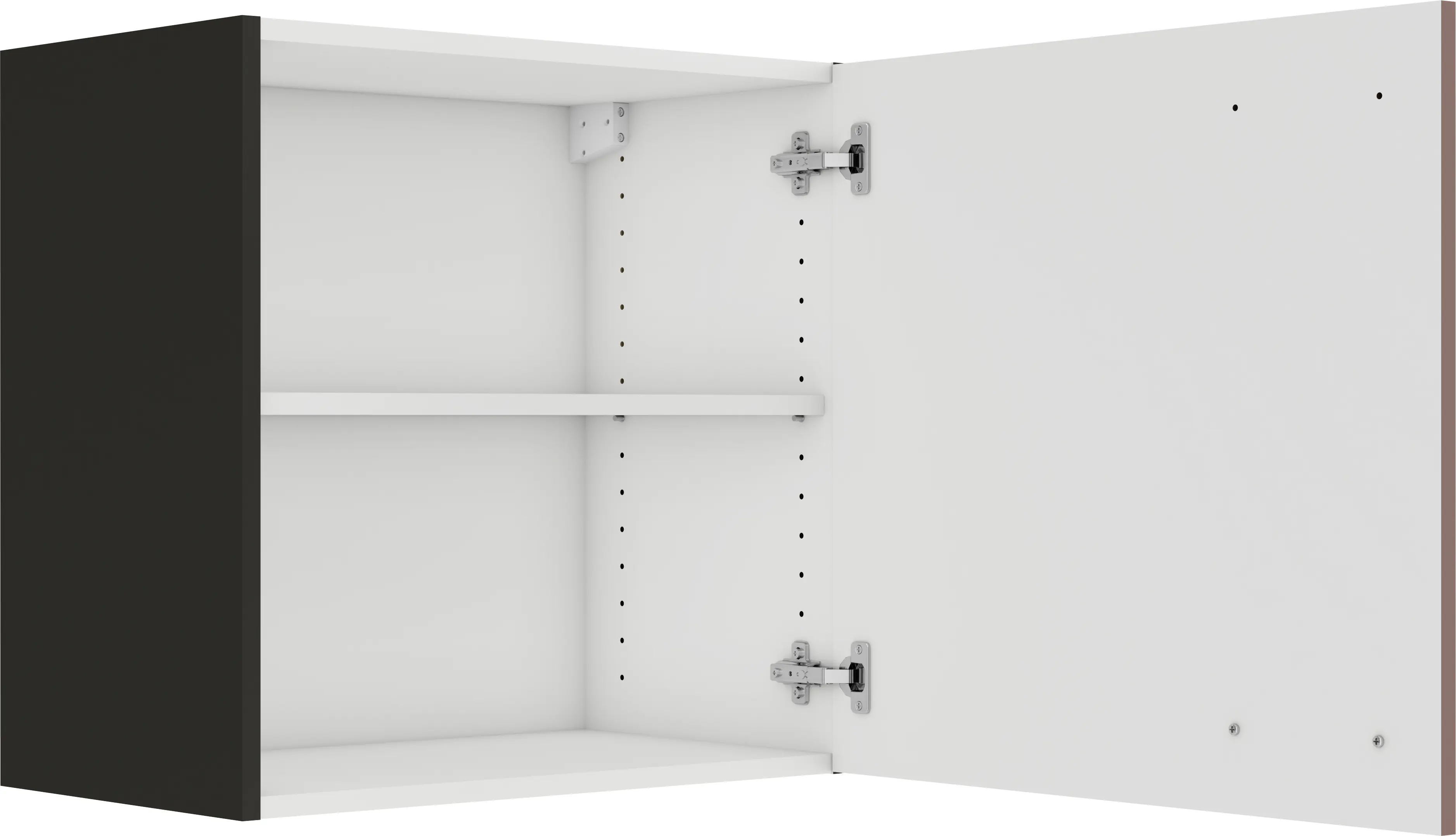 Optifit Oberschrank Nizza 407 rostrot/anthrazit matt 60 cm