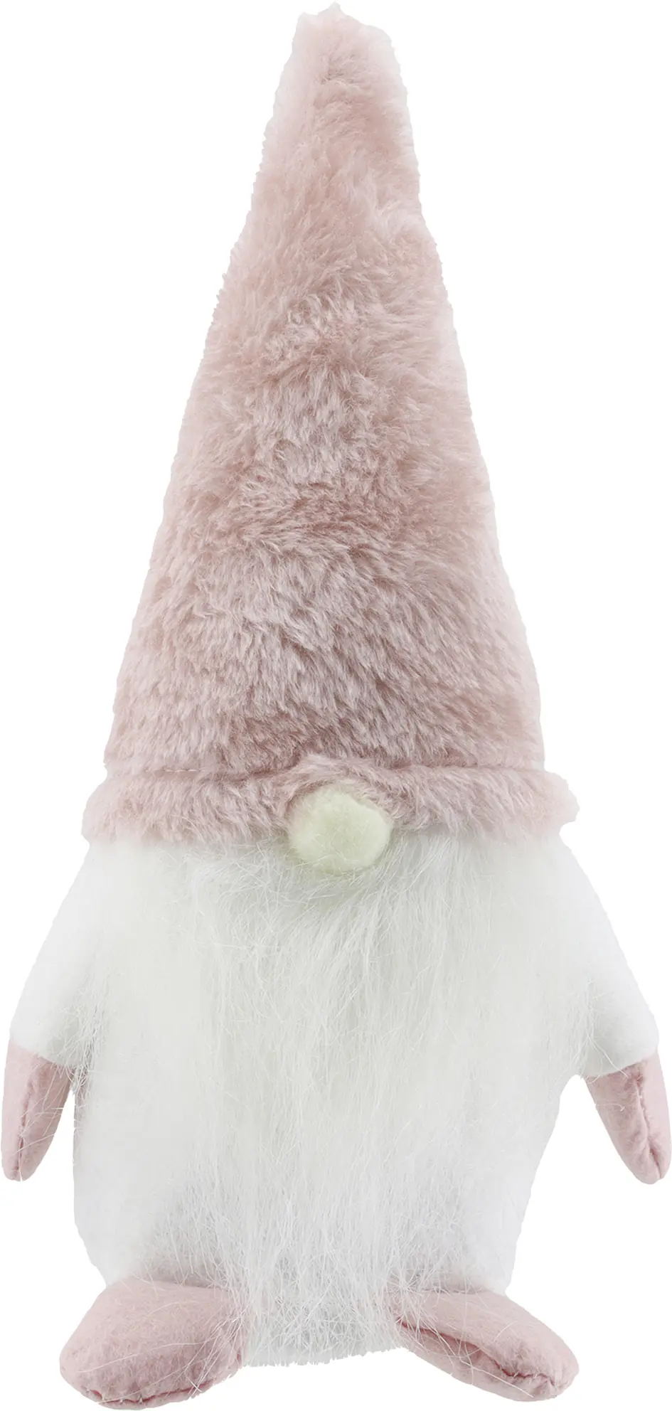 Dekofigur Wichtelmann aus Filz & Plüsch 25 cm weiß rosa 1 Stück Dekofigur Wichtelmann aus Filz & Plüsch 25 cm weiß rosa 1 Stück