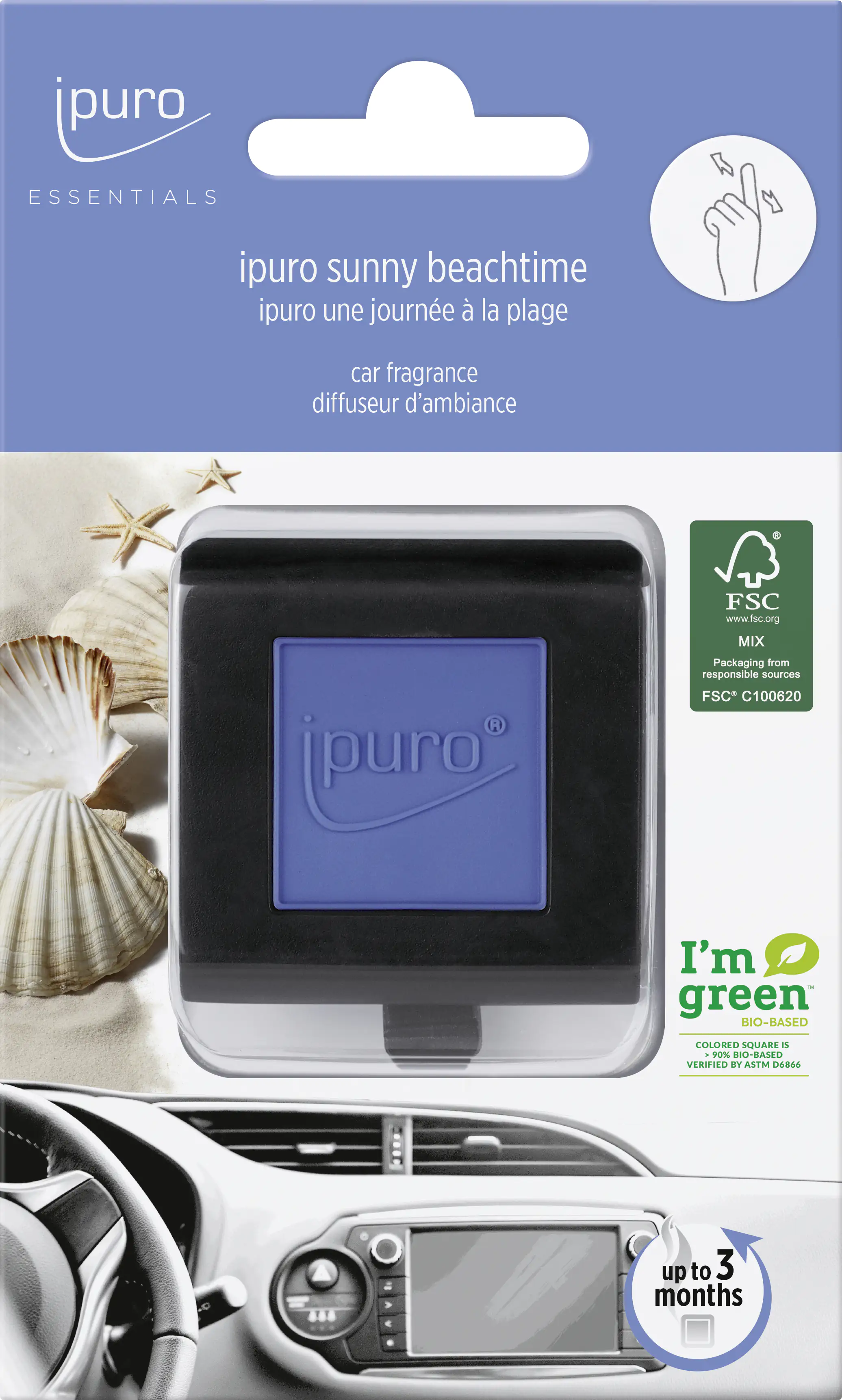 ipuro Essentials Autoduft Sunny Beachtime ipuro Essentials Autoduft Sunny Beachtime