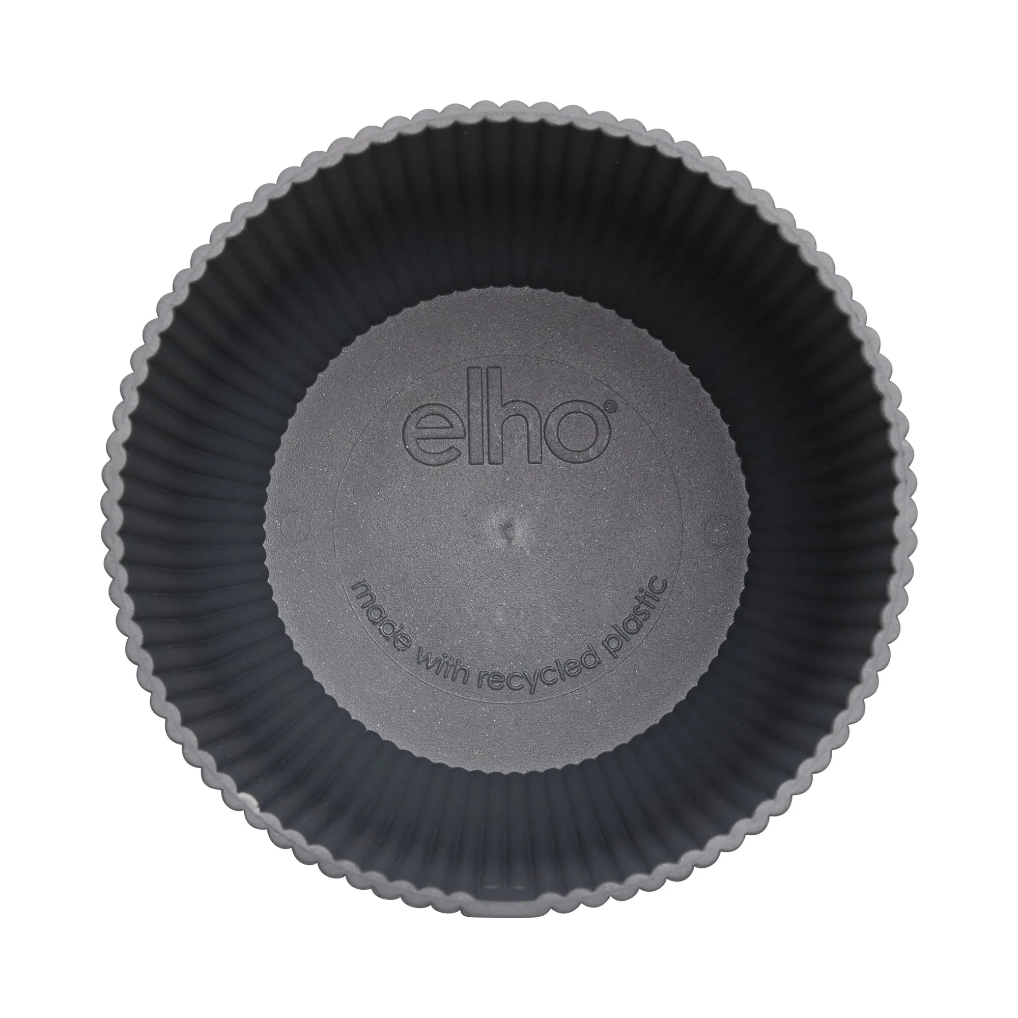 Elho Blumentopf Vibes Fold Kunststoff anthrazit Ø 14 x 13 cm