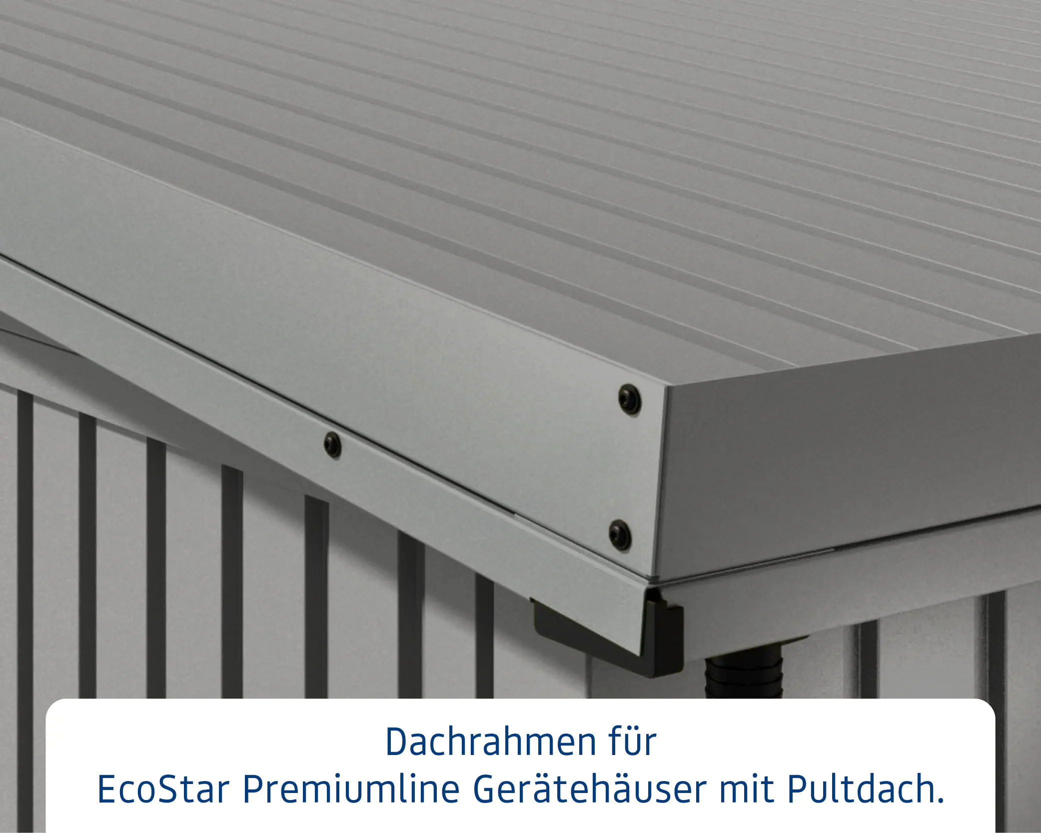EcoStar Dachrahmen für Gründach Pultdach Typ 3 grau EcoStar Dachrahmen für Gründach Pultdach Typ 3 grau