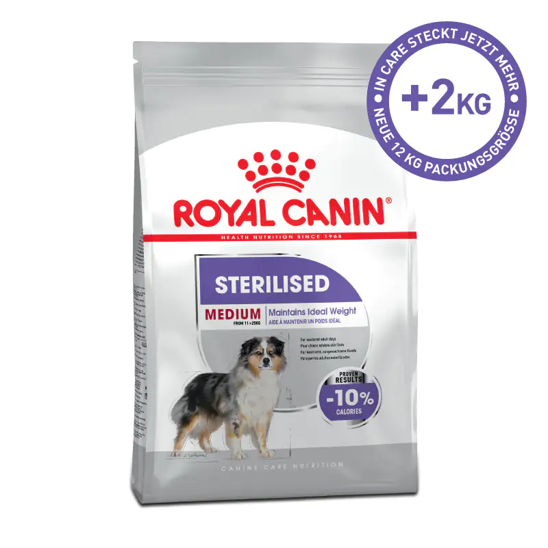 Royal Canin Sterilised Medium Trockenfutter für kastrierte mittelgroße Hunde 12 kg