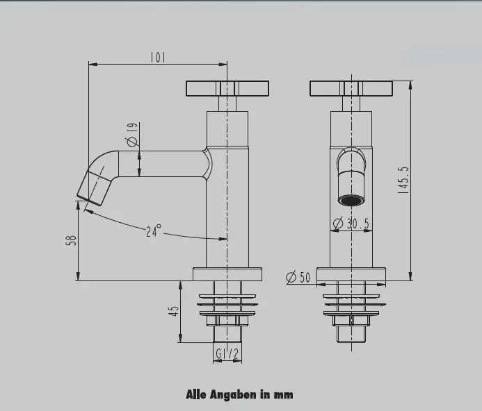 Primaster Kaltwasserarmatur Graz verchromt