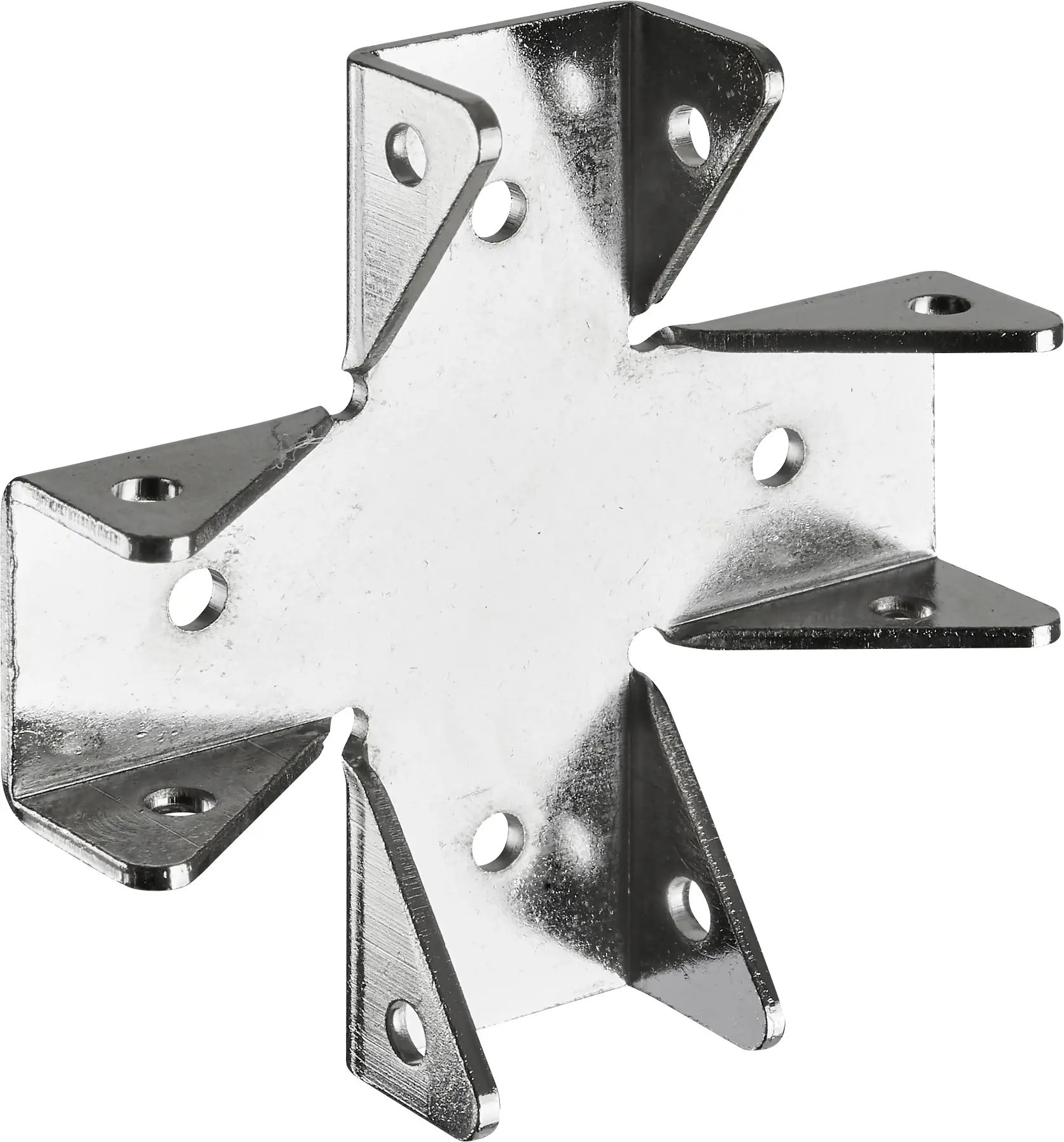 Hettich Korpusverbinder X Stahl 68 x 68 x 15 mm messing 