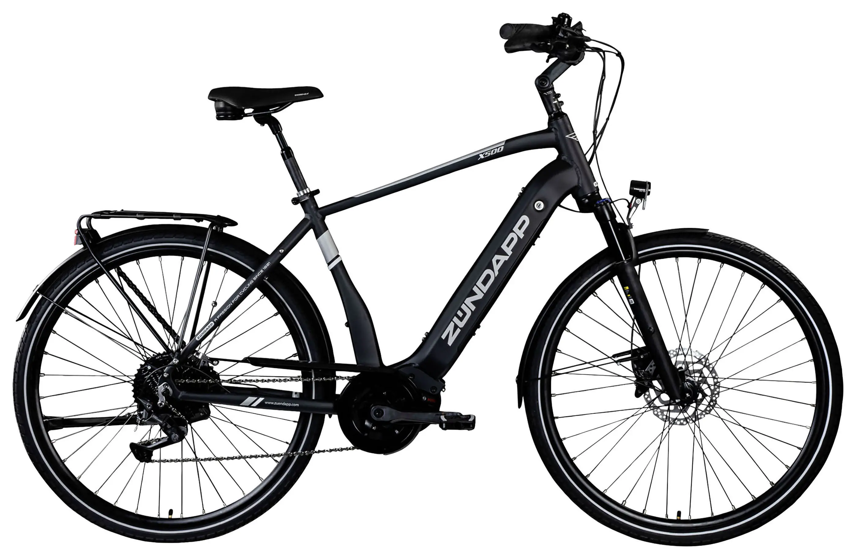 Zündapp E-Bike X500 Trekking 28 Zoll 11-Gang 500 Wh schwarz 