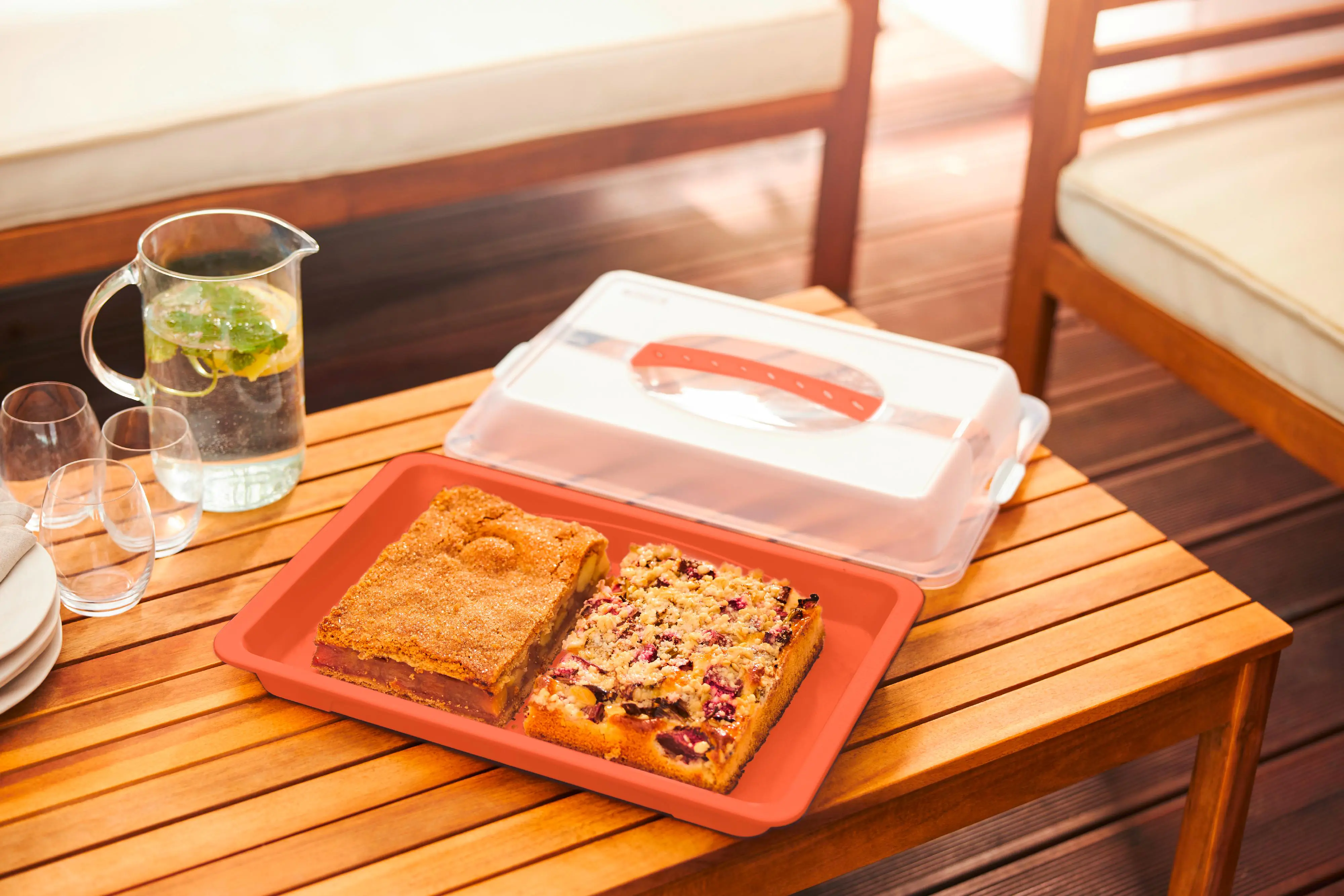 Rotho Partybutler John medium 44 x 30 cm koralle 