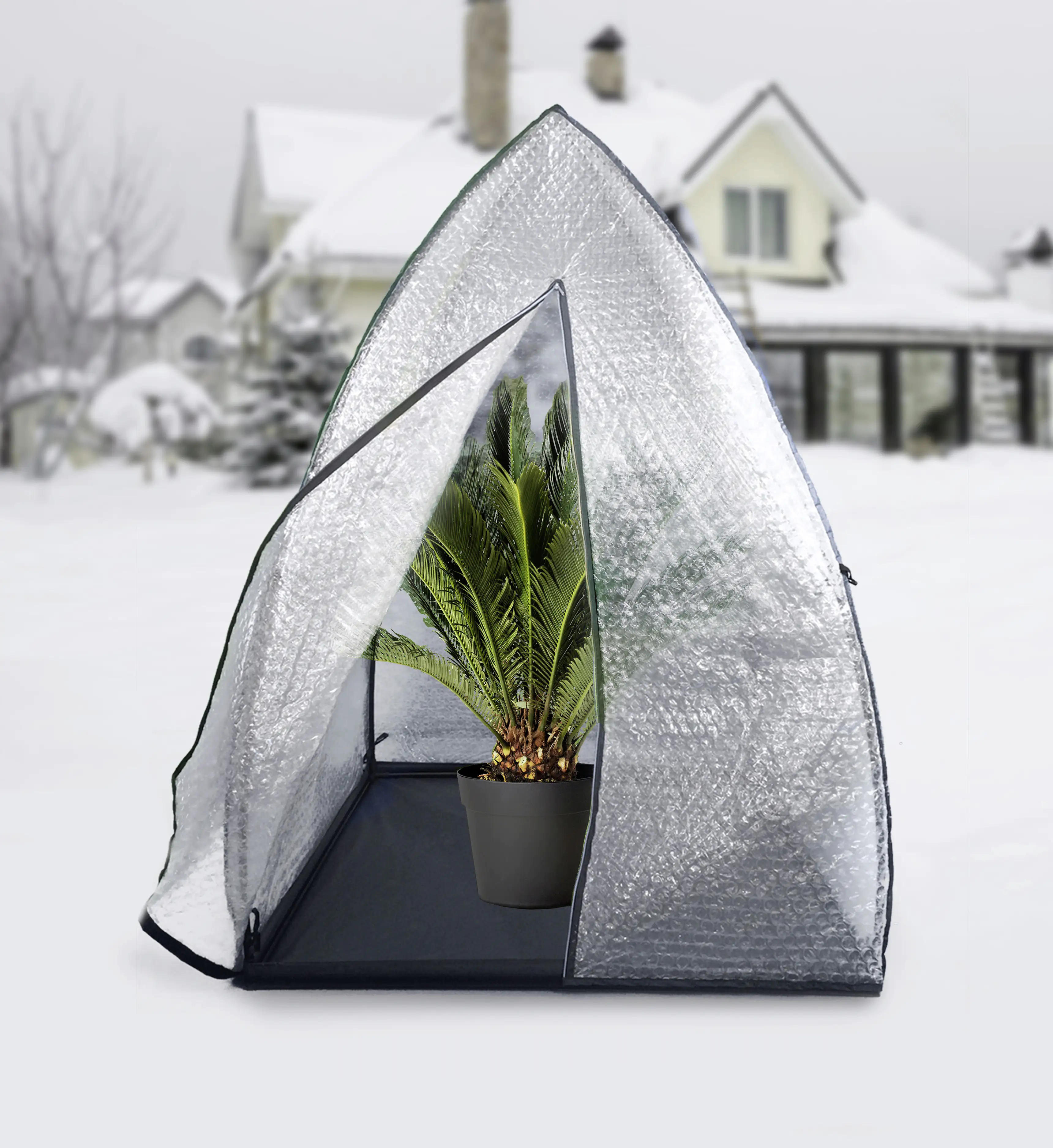Bio Green Überwinterungszelt Igloo für Pflanzen, 180 x 120 x 120 cm