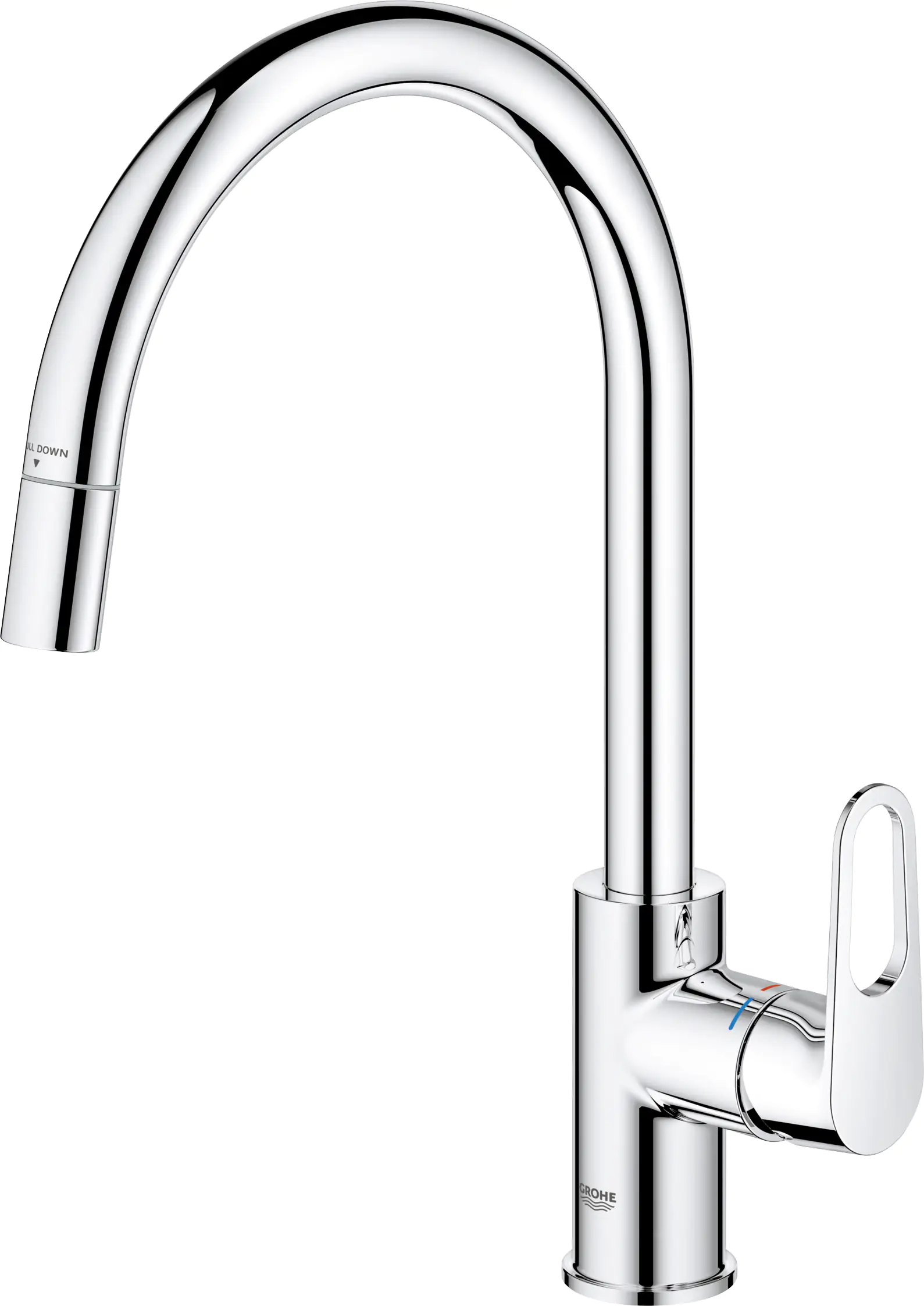 Grohe Küchenarmatur Start Flow verchromt mit herausziehbarer Brause Grohe Küchenarmatur Start Flow verchromt mit herausziehbarer Brause