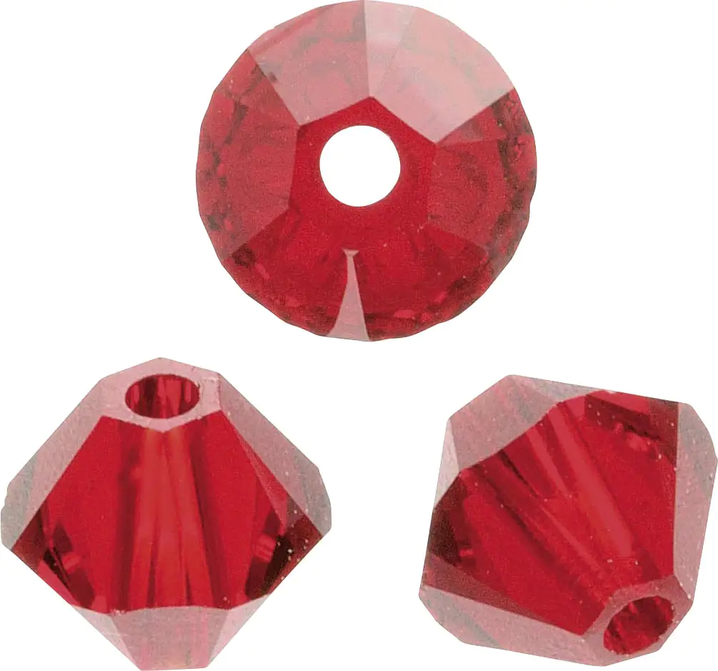 Glorex Schliffspitz Perlen 4 mm 25 Stück siam