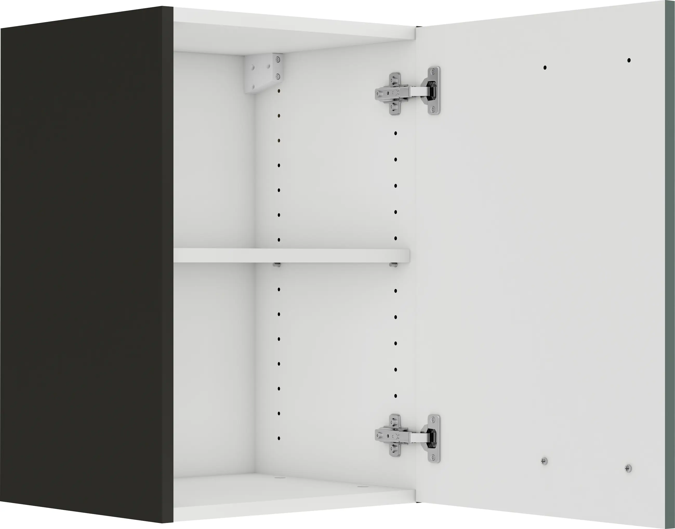 Optifit Oberschrank Verona 405 steingrün/anthrazit matt 40 cm 