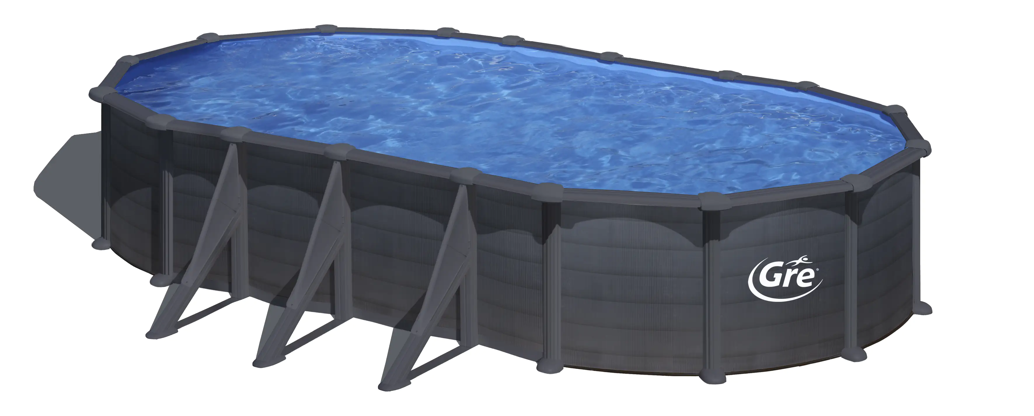 8412081272405_2 Gre Stahlwandpool Granada oval 730 x 375 x 132 cm, graphit