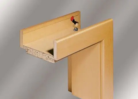 Borne Zarge CPL Buche 61 cm DIN links