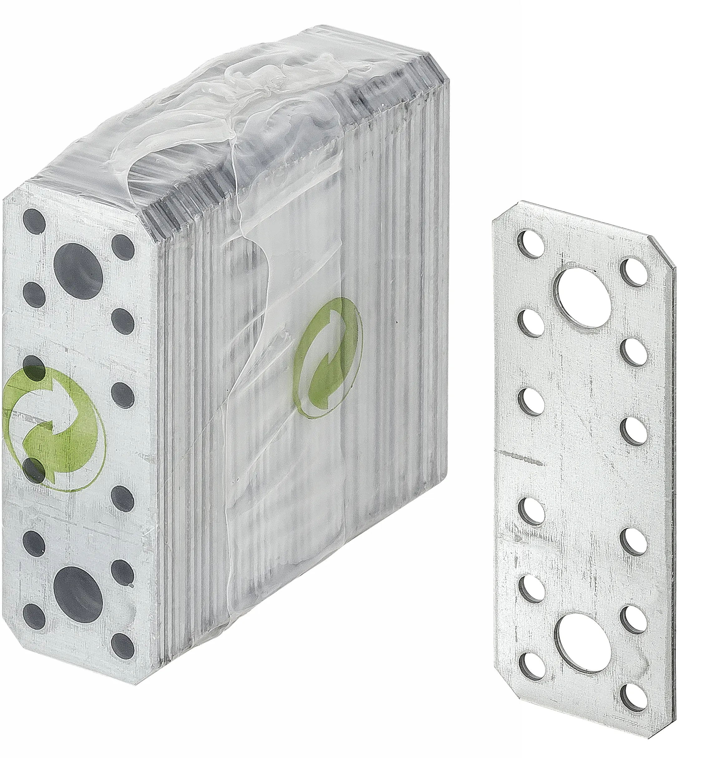 Vormann Flachverbinder sendzimir verzinkt 136 x 55 mm