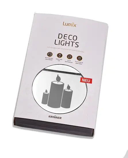 Krinner Lumix LED Deko Light Kerzen, LED, Ø 10 cm Krinner Lumix LED Deko Light Kerzen, LED, Ø 10 cm