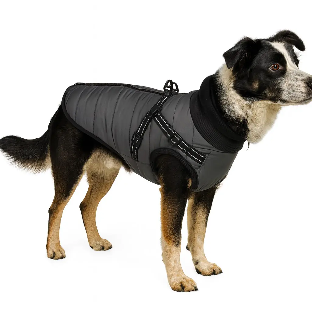 Nobby Hundemantel Bomja 2 in 1 grau