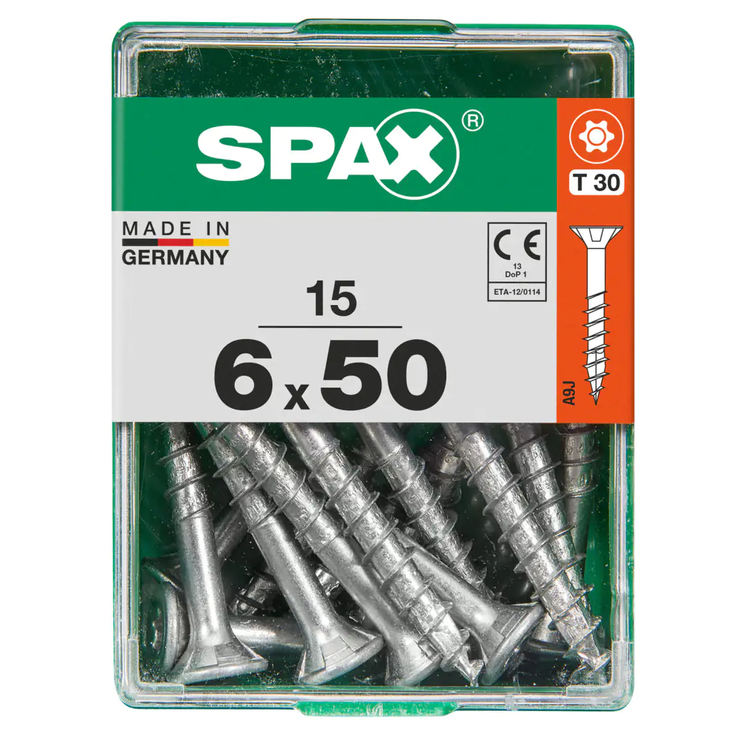 Spax Universalschrauben 6.0 x 50 mm TX 30 - 15 Stk.