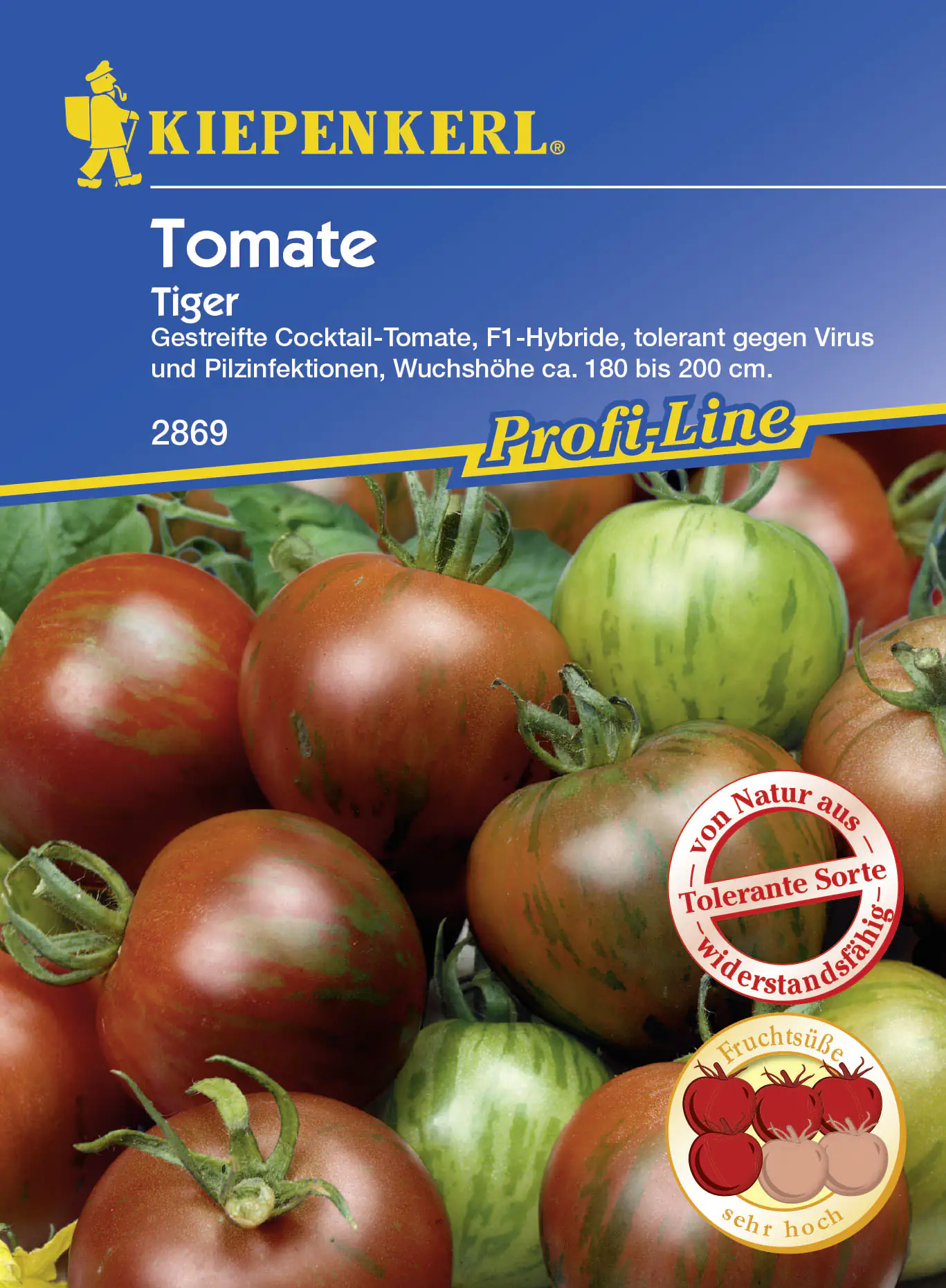 Kiepenkerl Tomate Tiger Solanum lycopersicum, Inhalt: 5 Korn