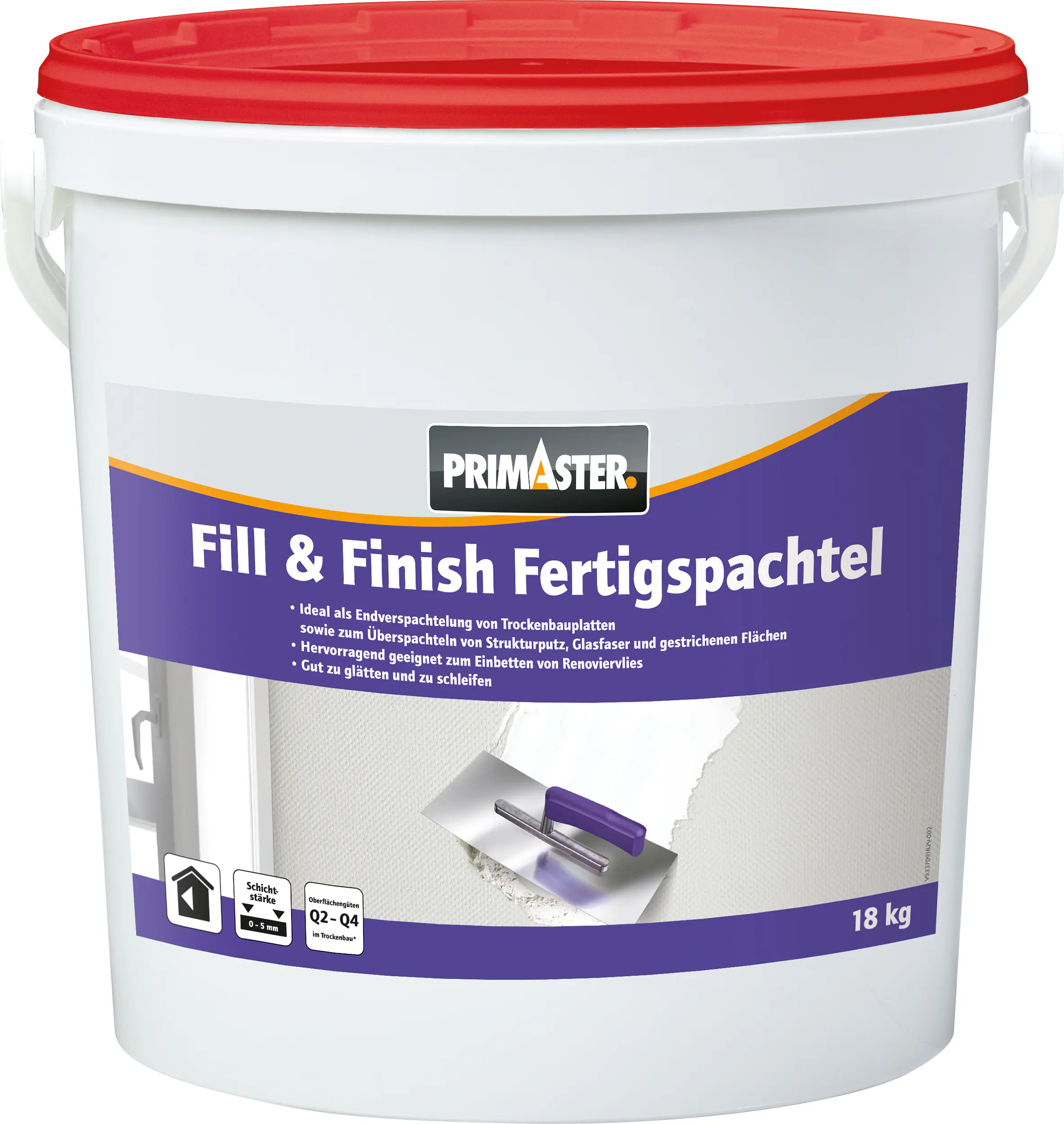 Primaster Fertigspachtel Fill & Finish 18 kg 