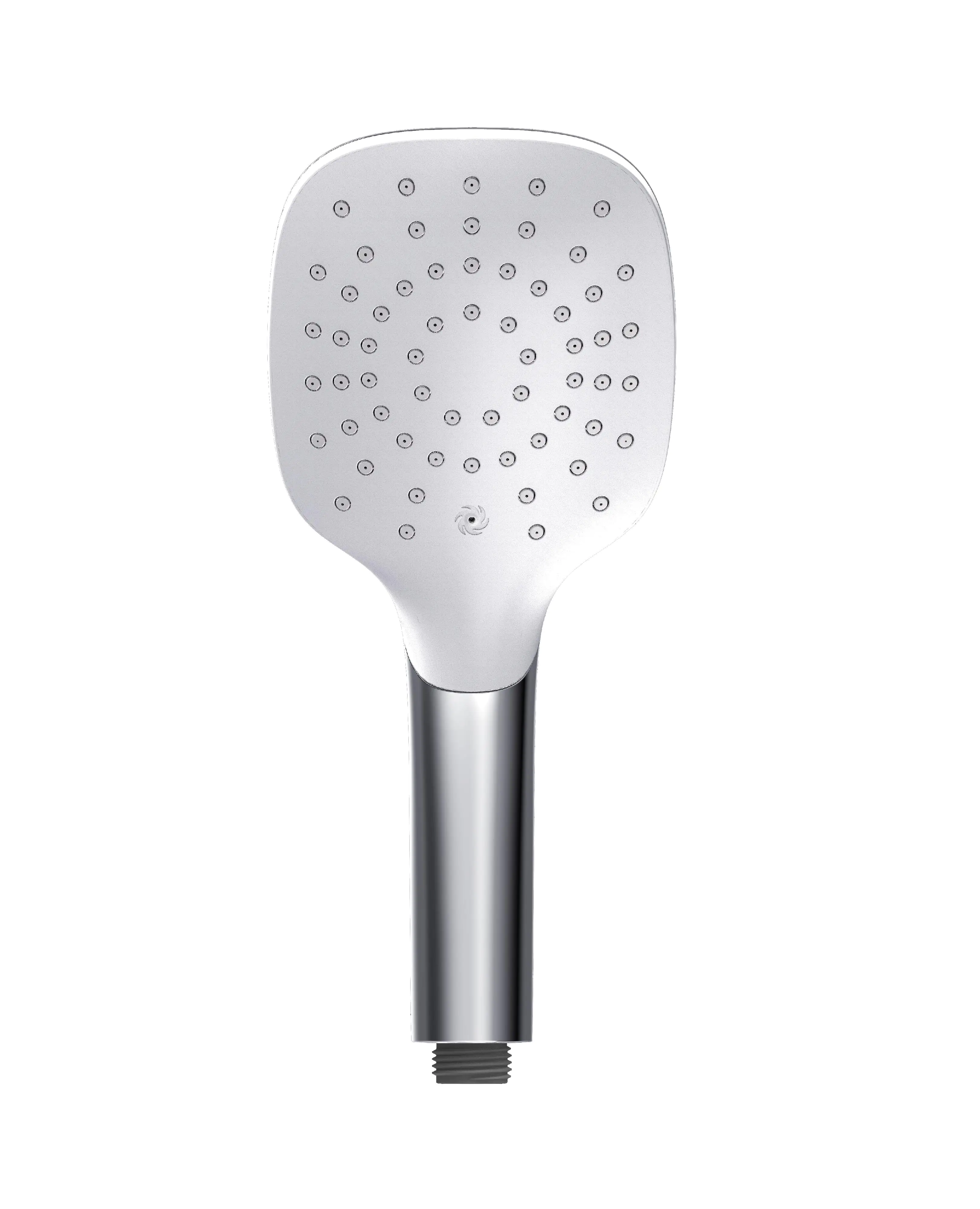Primaster Handbrause Water Pic quadratisch chrom-weiß wassersparend Primaster Handbrause Water Pic quadratisch chrom-weiß wassersparend