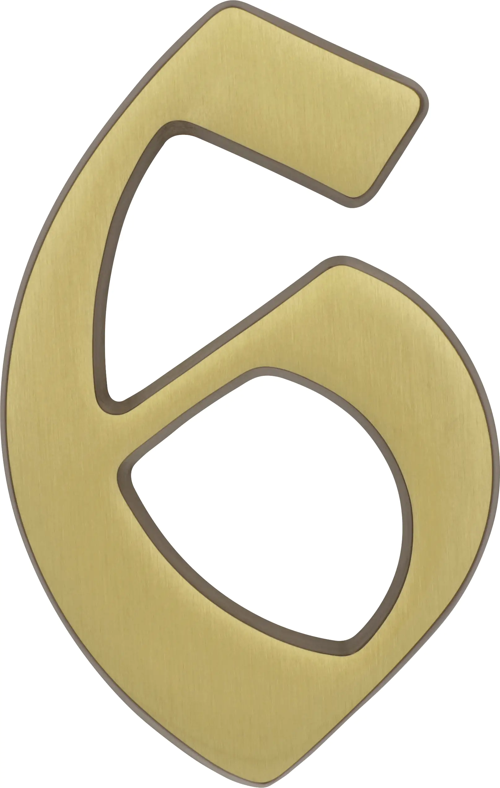 Alpertec Hausnummer 6 Bronze Alpertec Hausnummer 6 Bronze