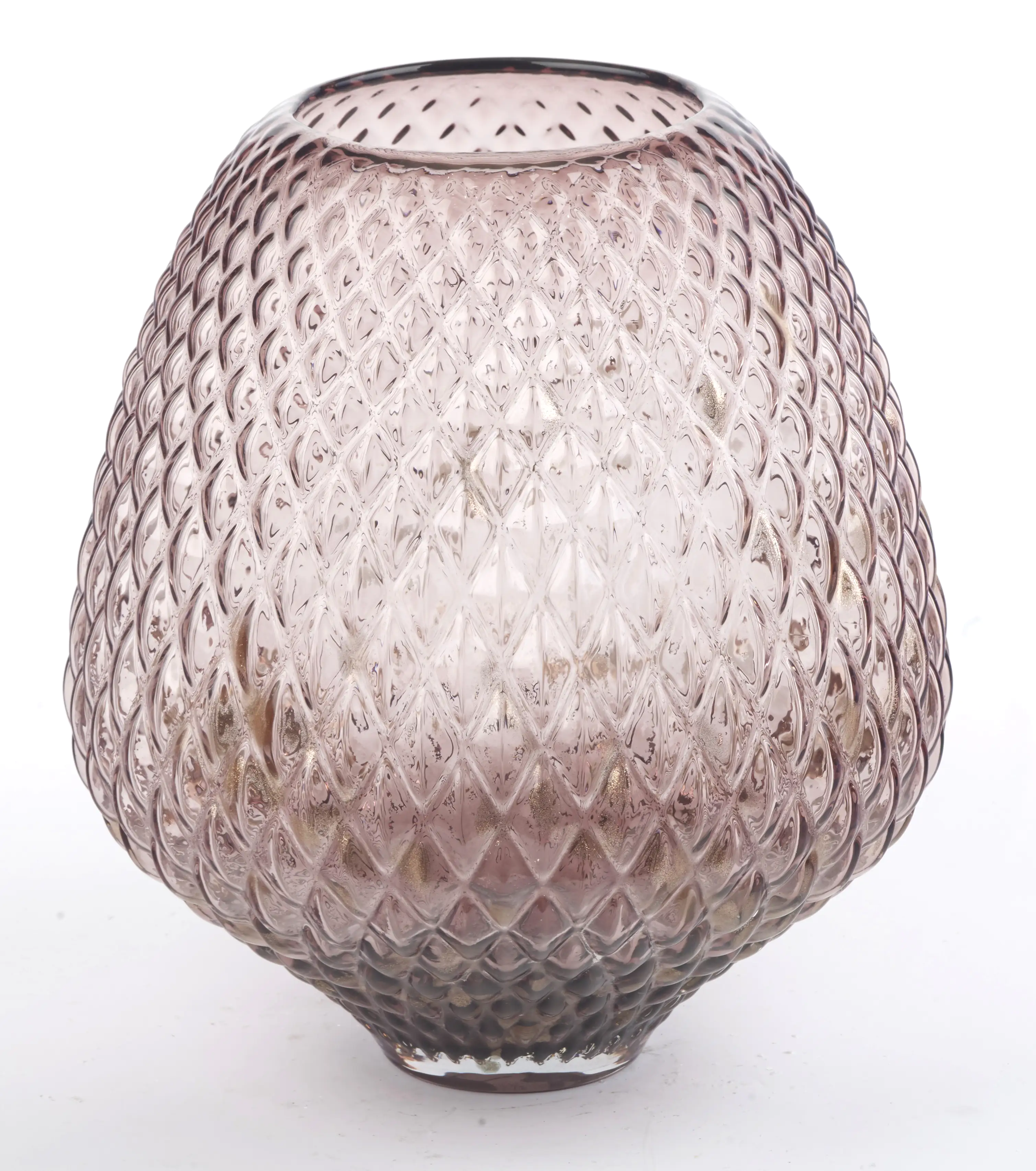 2076606525931 TrendLine Vase Glas 32 cm rose