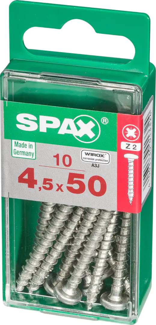 Spax Universalschrauben 4.5 x 50 mm TX 20 - 10 Stk.
