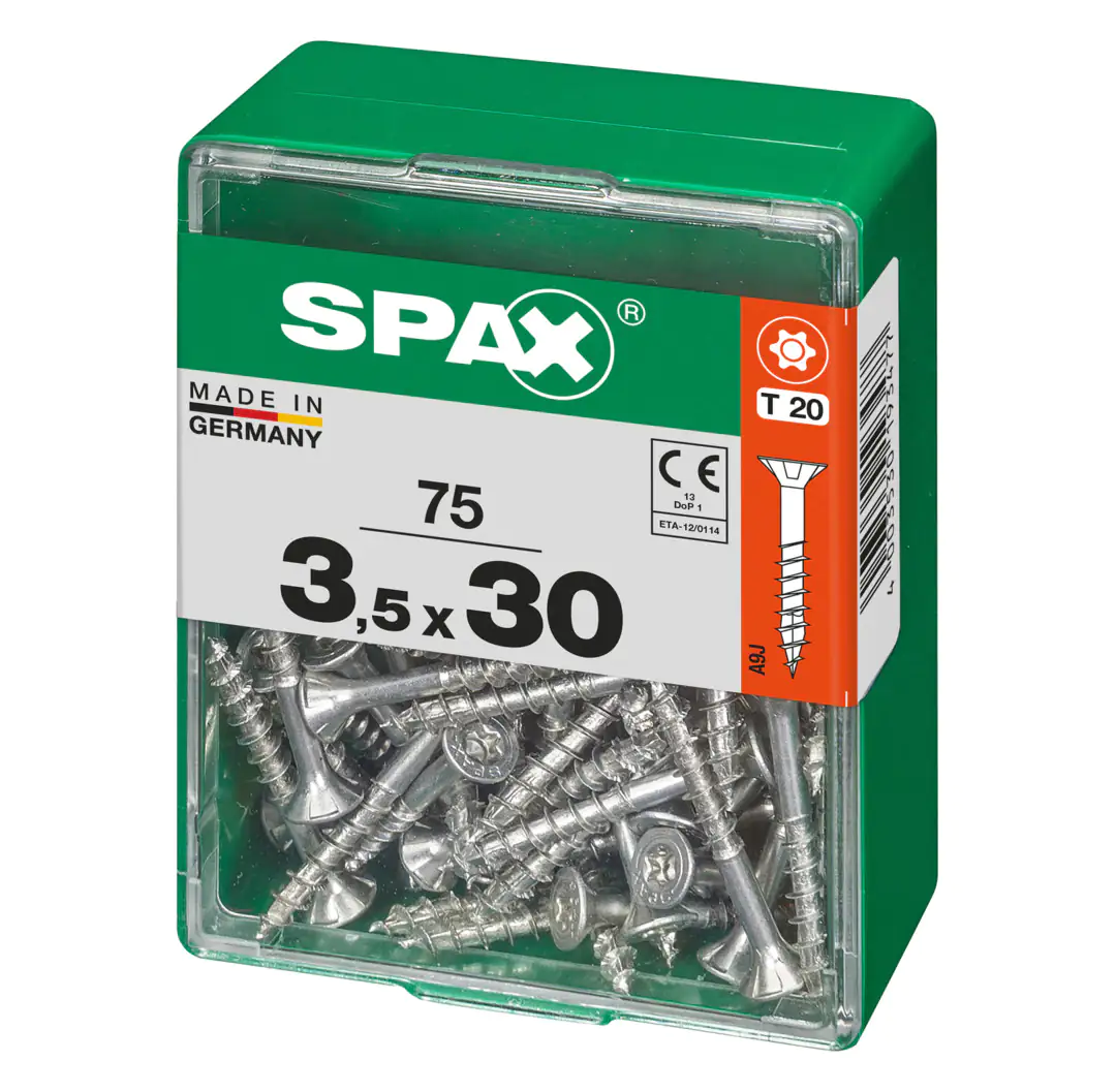Spax Universalschrauben 3.5 x 30 mm TX 20 - 75 Stk.