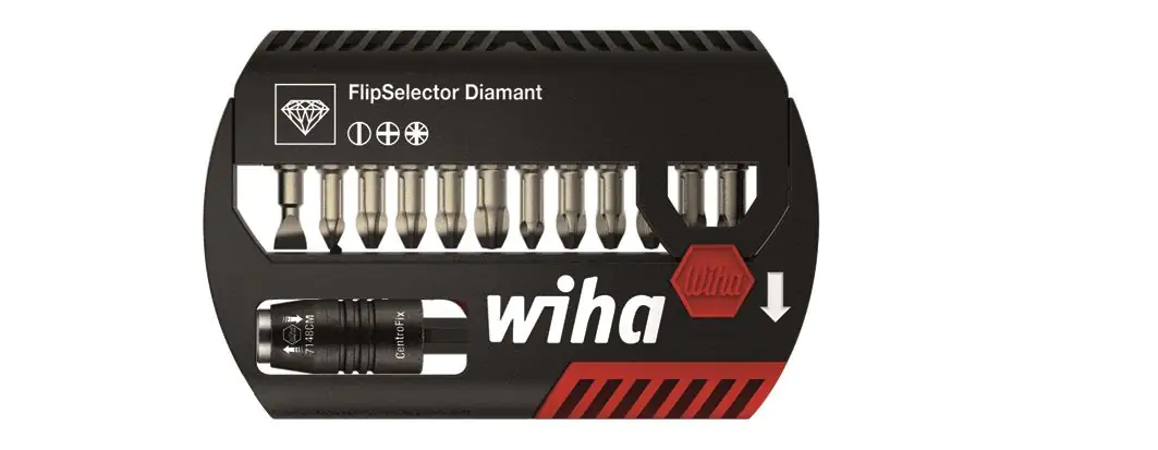 Wiha Bit-Set Torsion Diamant 13-teilig CentroFix Schnellwechselhalter