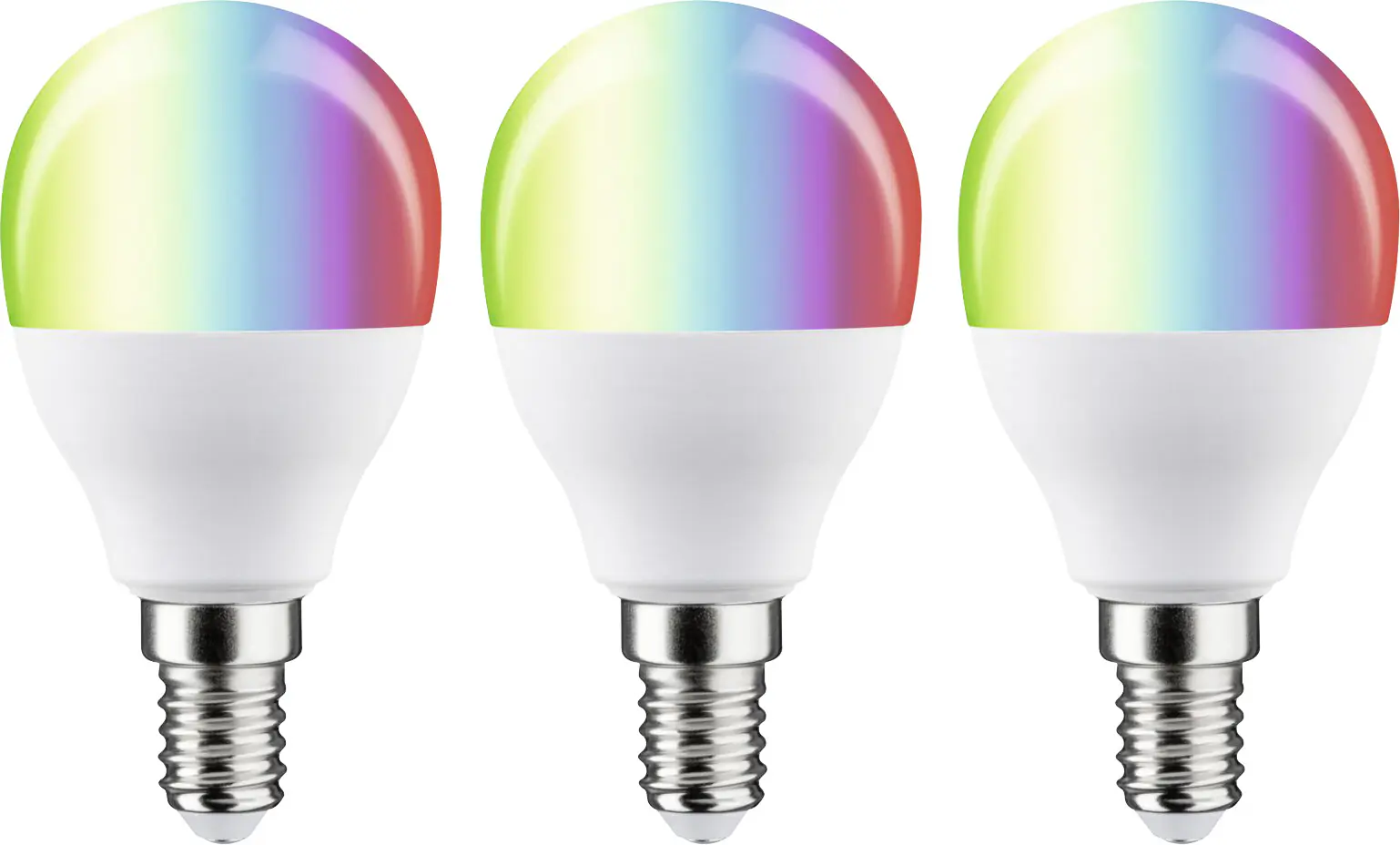 Paulmann LED Tropfenlampe ZigBee E14 5 W RGBW 3er-Pack