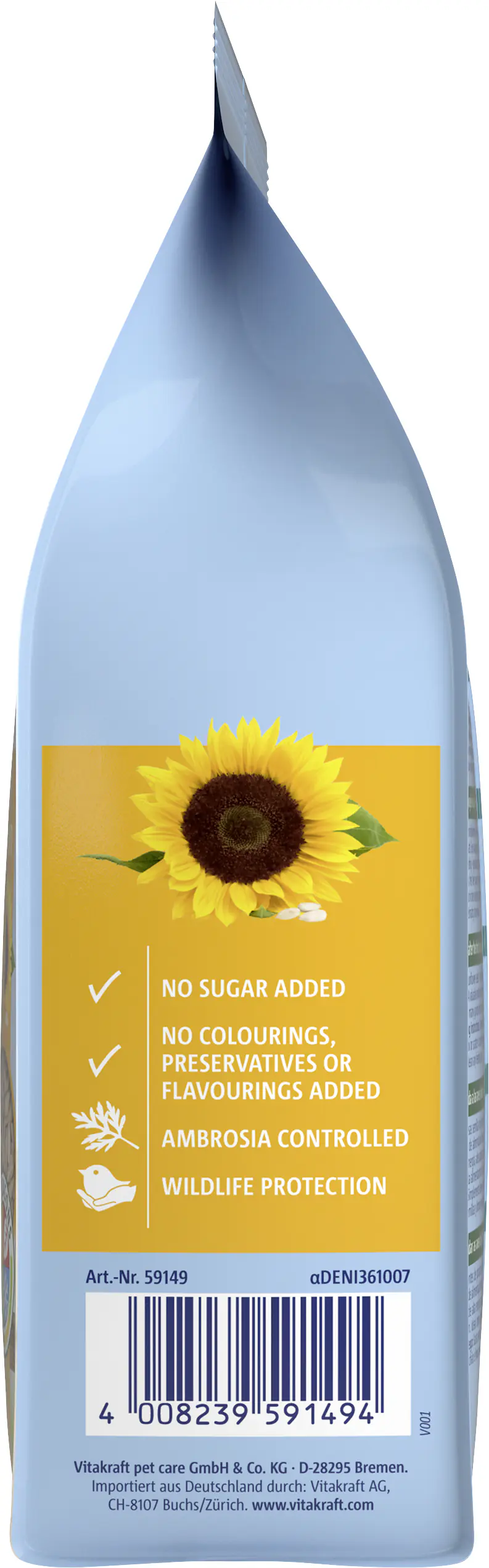 Vitakraft VitaGarden Sonnenblummenkerne Vögel geschält 500 g