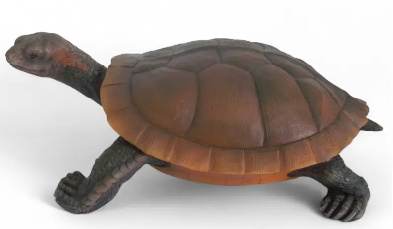 Dekofigur Schildkröte 33 cm bunt