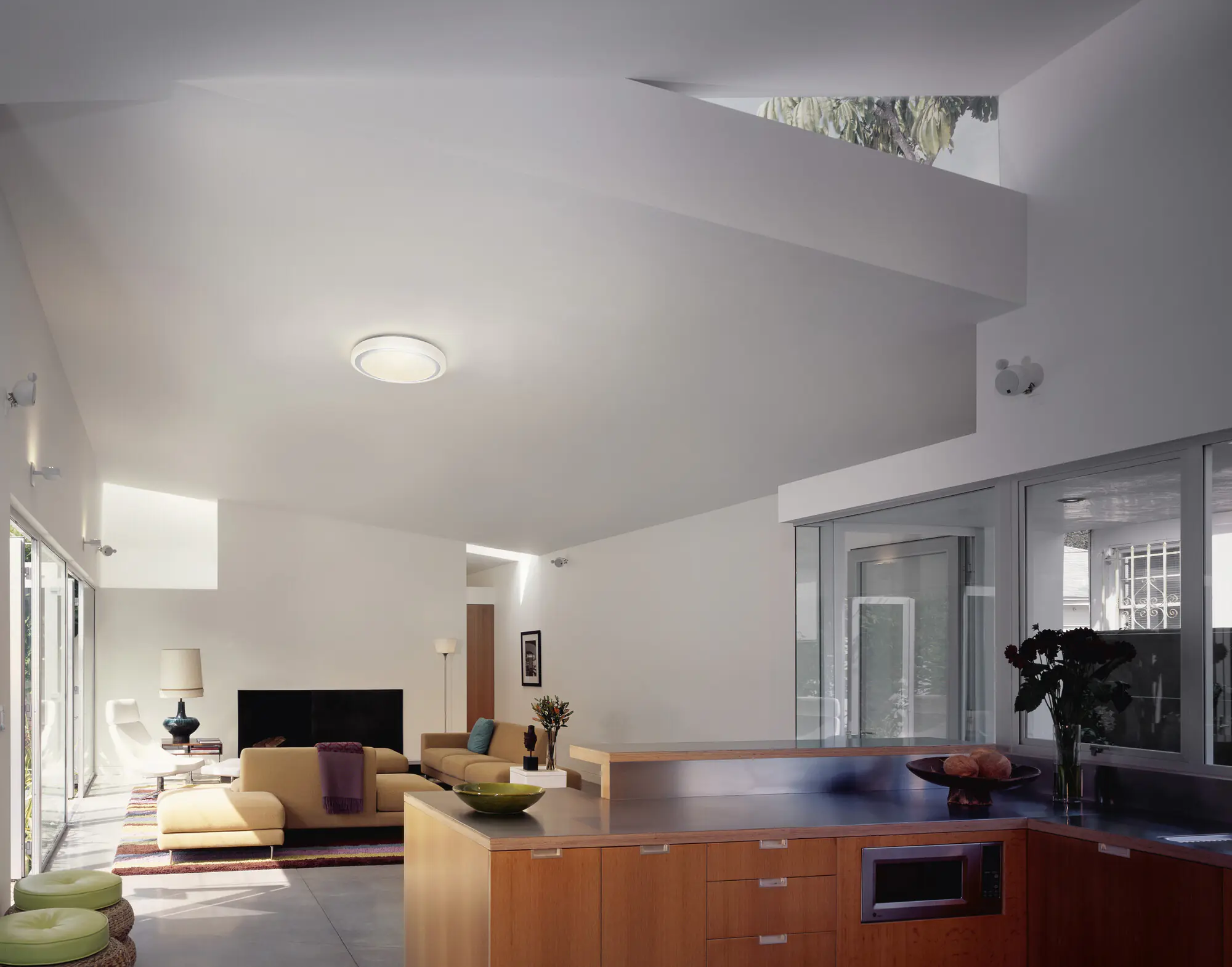 Ledvance LED Deckenleuchte Smart+ Orbis Moon grau Ø 48 cm