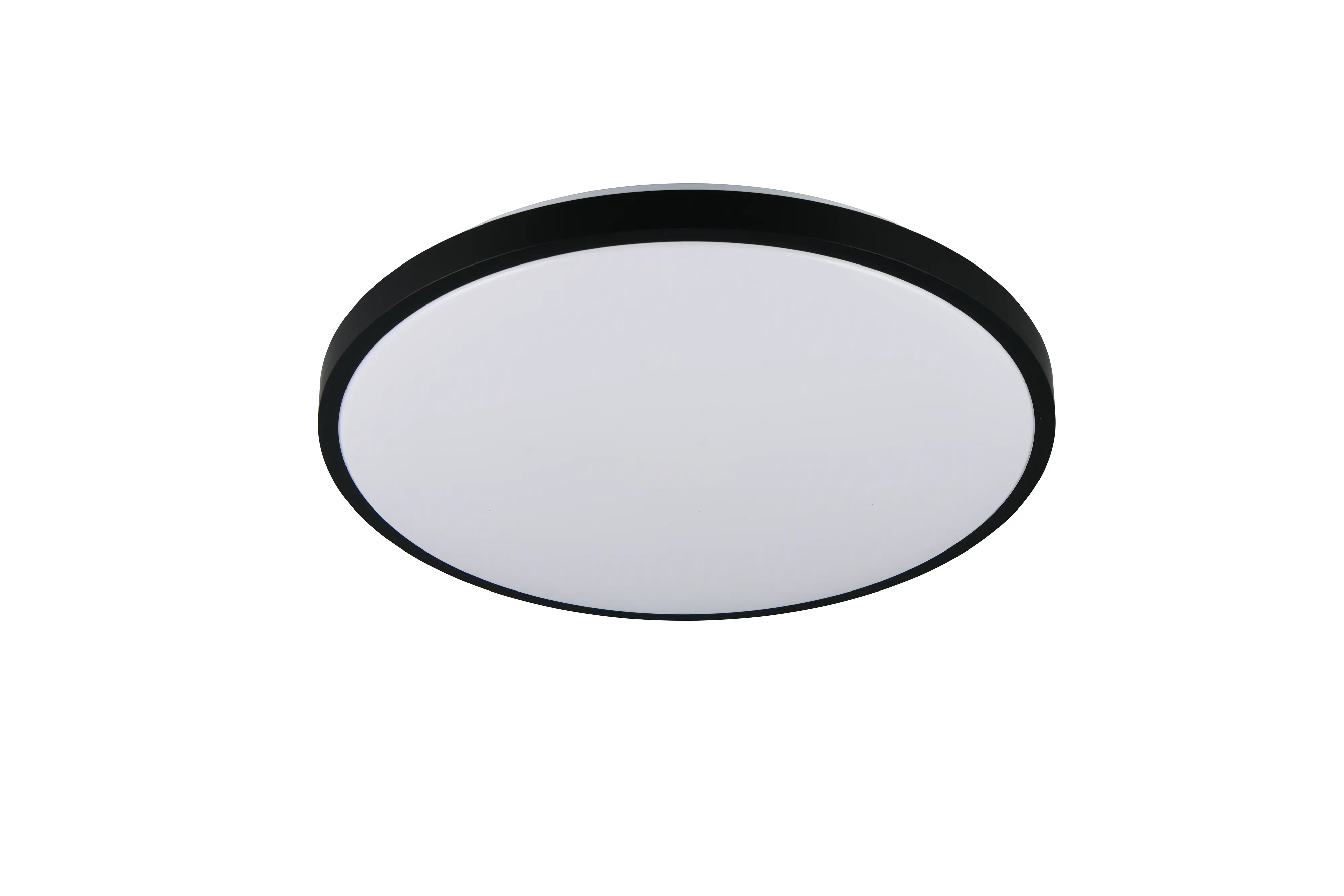 Reality LED Deckenleuchte Slope Ø 49 cm schwarz matt 34 W warmweiß-kaltweiß dimmbar