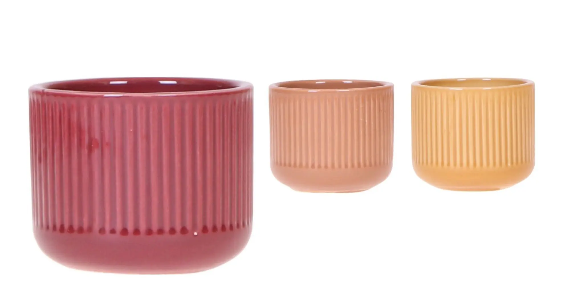 Pflanztopf Flare Keramik Ø 6 x 6 cm farblich sortiert