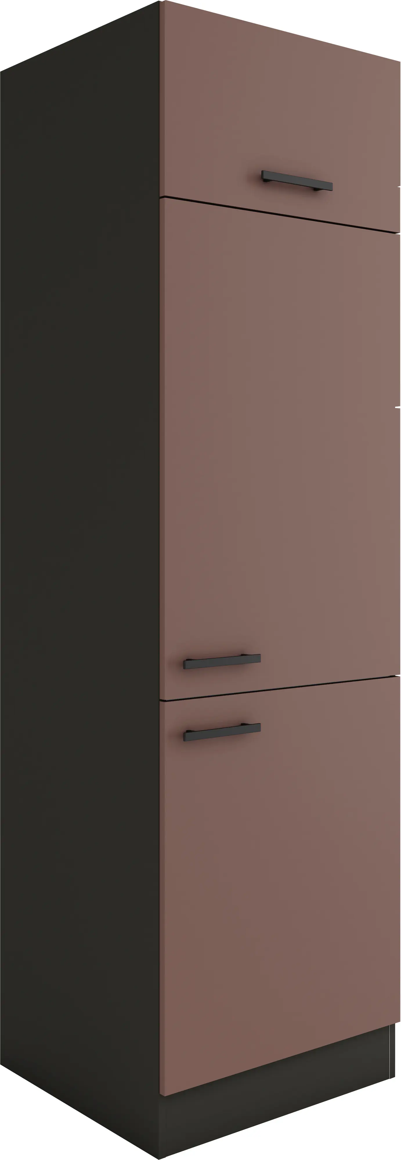 Optifit Hochschrank Nizza 407 rostrot/anthrazit matt 60 cm