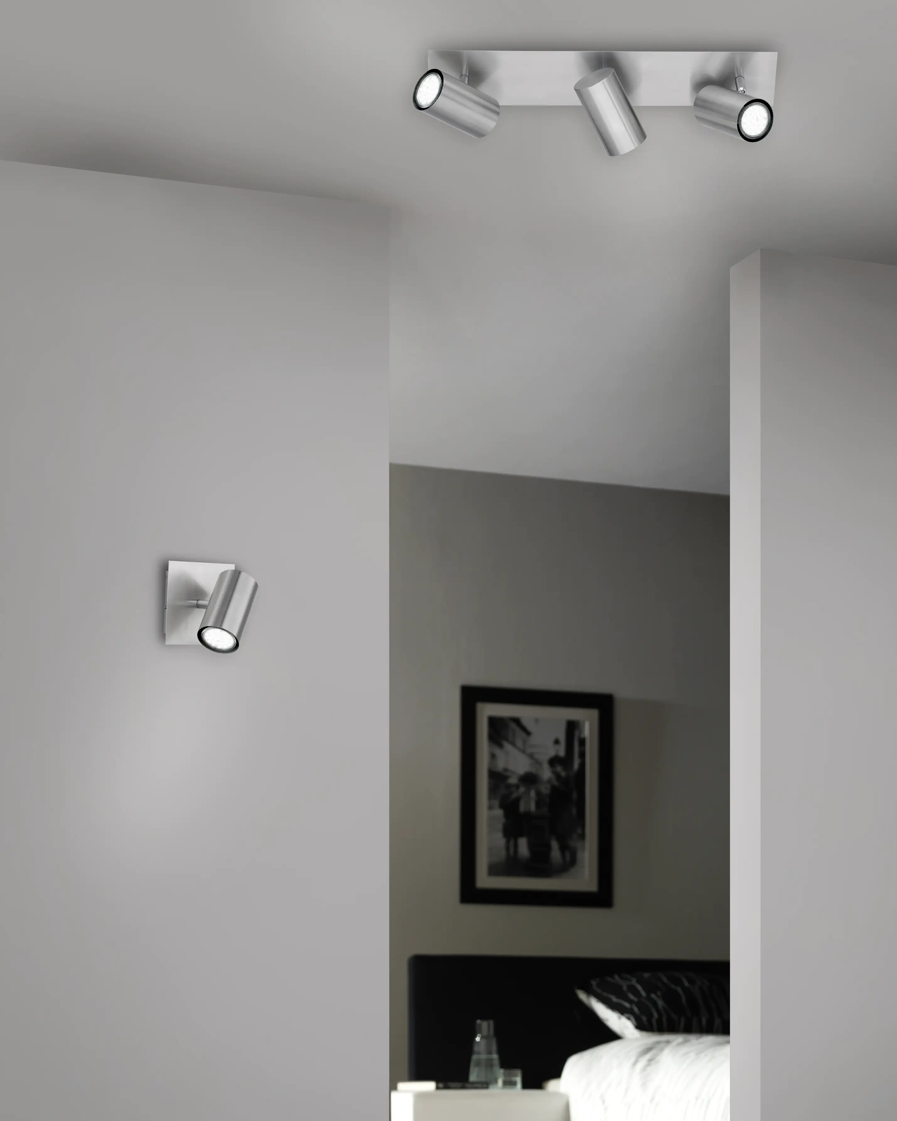 Trio Leuchten 1er Spot Marley GU10, nickel matt