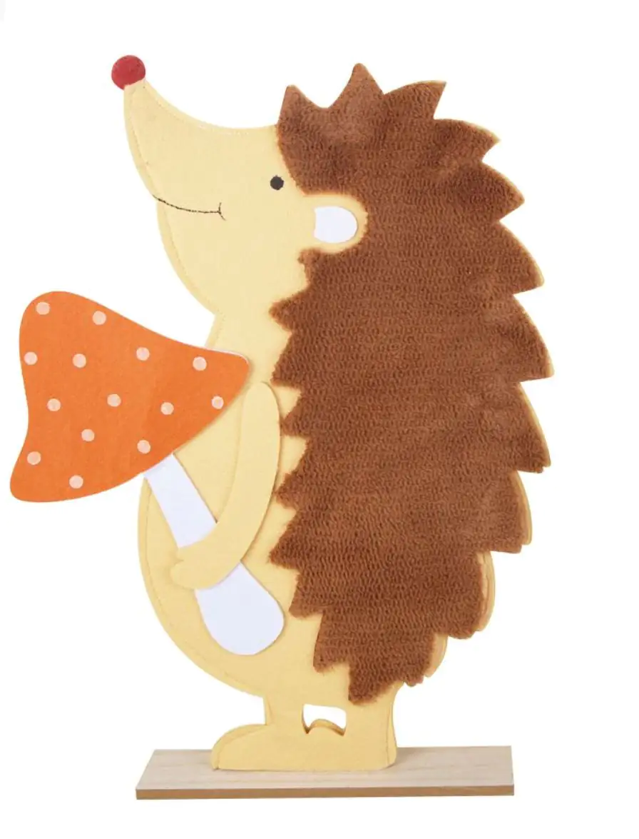 TrendLine Dekofigur Igel aus Filz 53 x 38 cm