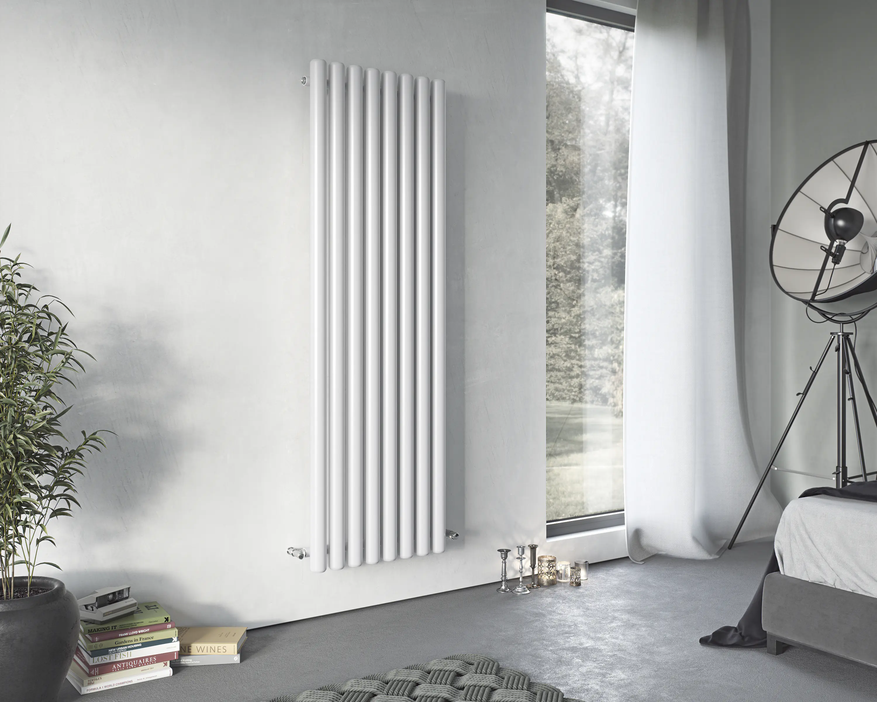 Ximax Heizkörper Erupto 180 x 43,5 cm 1224 Watt weiß